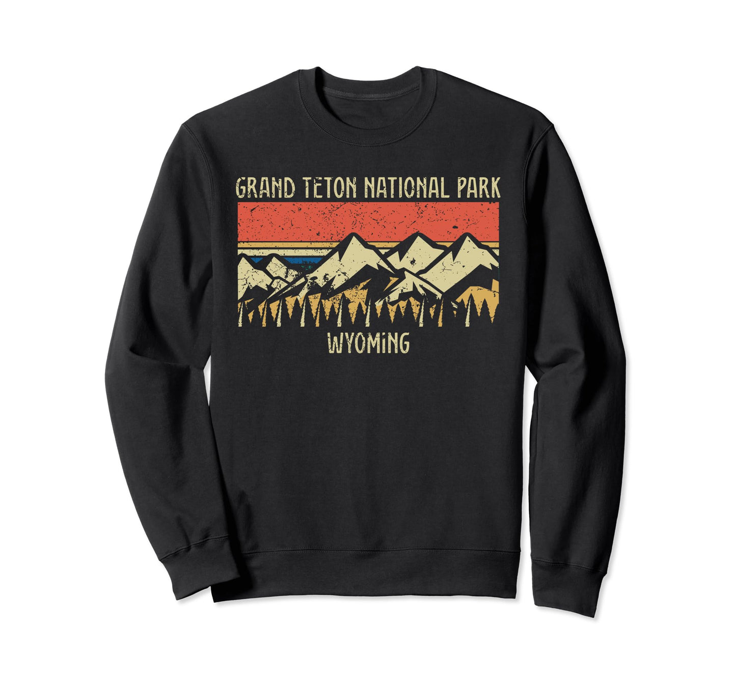 Grand Teton National Park Wyoming Sweatshirt - Graphic Print for Adults - T-Shirt, Sweatshirt, Hoodie