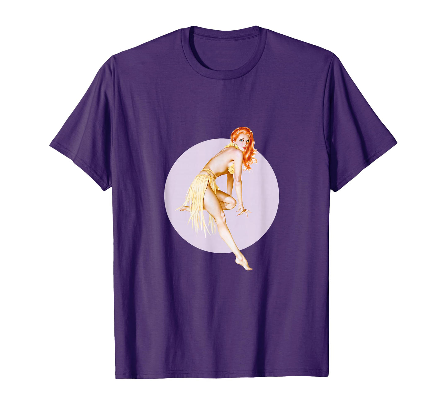 1940S Pin Up Sexy American Art T-Shirt - Trendy Graphic for Adults - T-Shirt, Sweatshirt, Hoodie