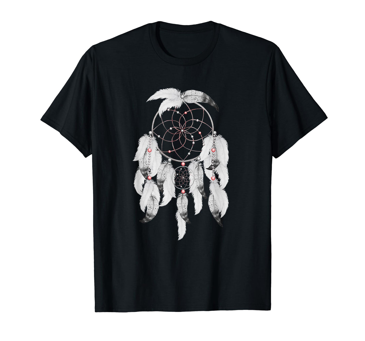 Dreamcatcher Boho Feather Tribal T-Shirt - Streetwear Style Unisex - T-Shirt, Sweatshirt, Hoodie