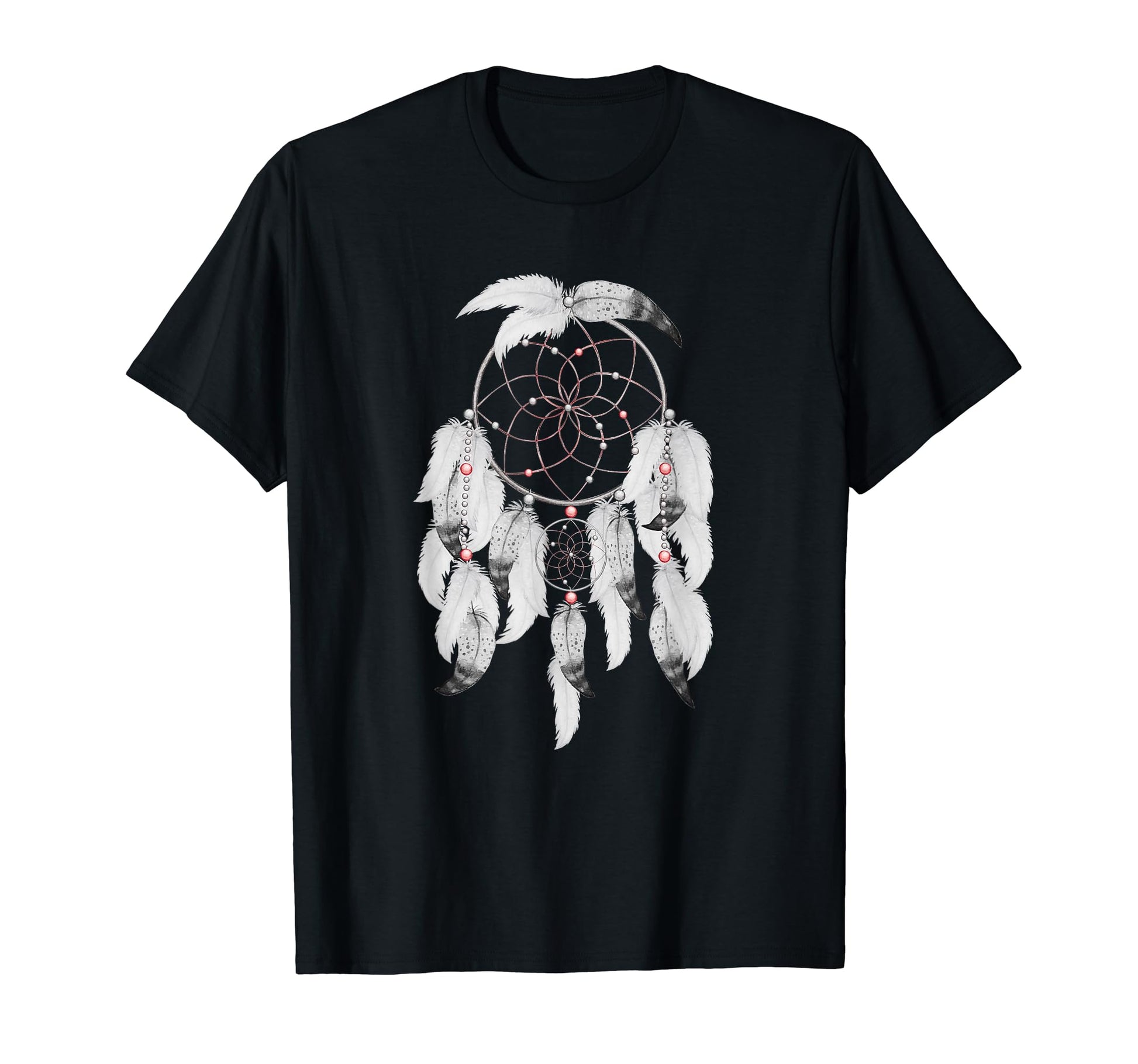 Dreamcatcher Boho Feather Tribal T-Shirt - Streetwear Style Unisex - T-Shirt, Sweatshirt, Hoodie