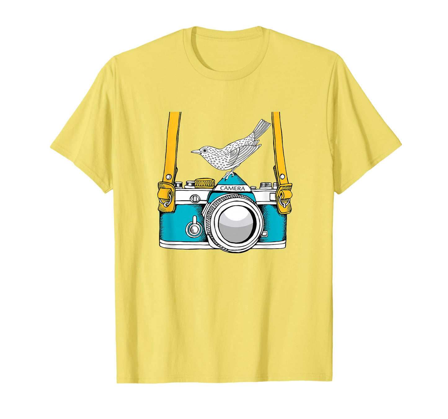Bird Camera Bird Photographer T-Shirt - Minimalist Print Unisex - T-Shirt, Sweatshirt, Hoodie