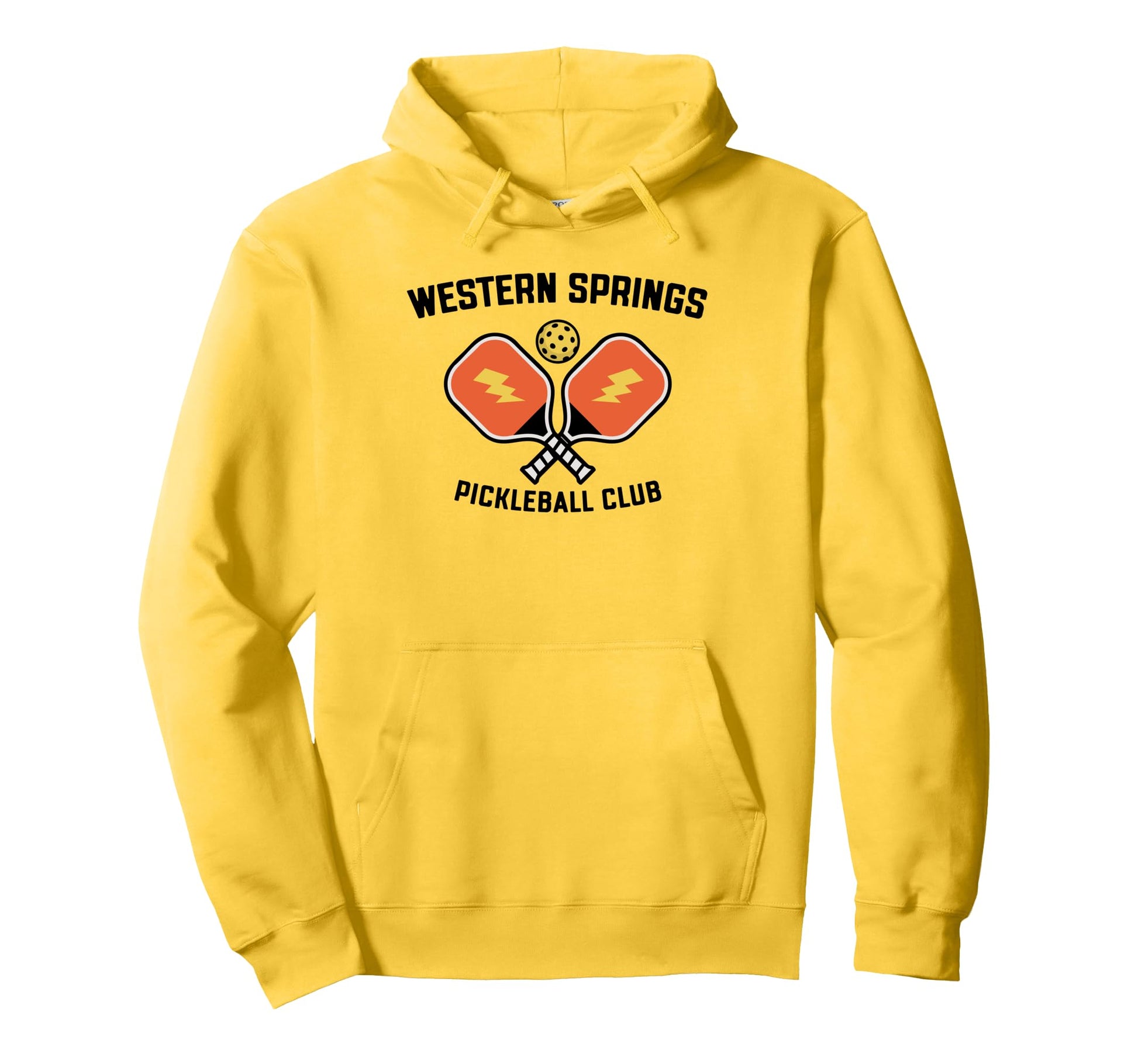 Western Springs Pickleball Club Pickle Hoodie - Custom Art Print Unisex - T-Shirt, Sweatshirt, Hoodie