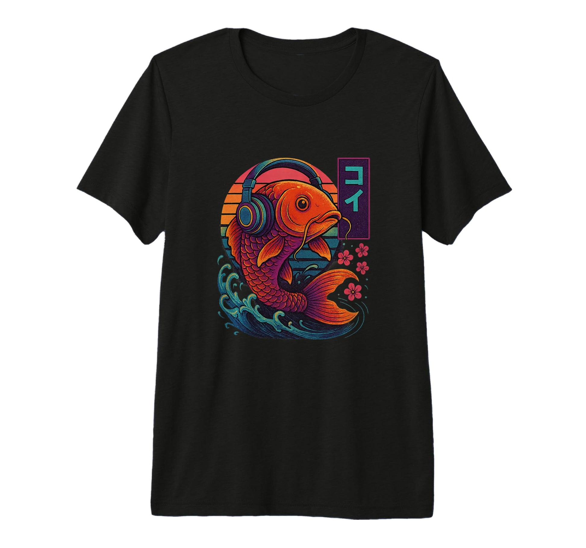 Headphones Carp Fish Flow T-Shirt - Casual Everyday Wear for Adults - T-Shirt, Sweatshirt, Hoodie