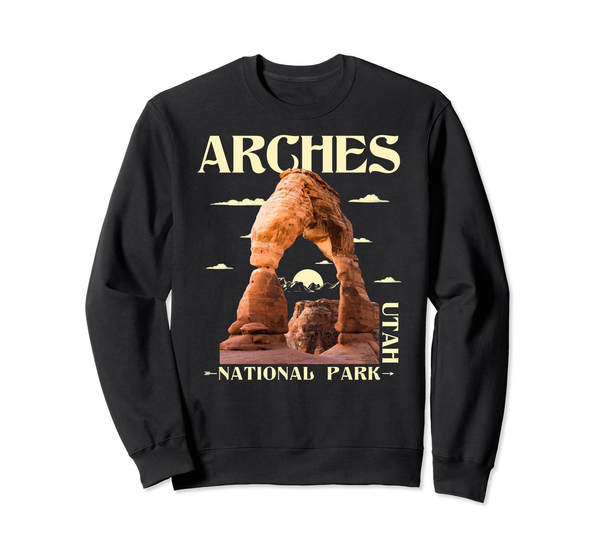 Arches National Park Hiking Sweatshirt - Casual Everyday Wear for Adults - T-Shirt, Sweatshirt, Hoodie
