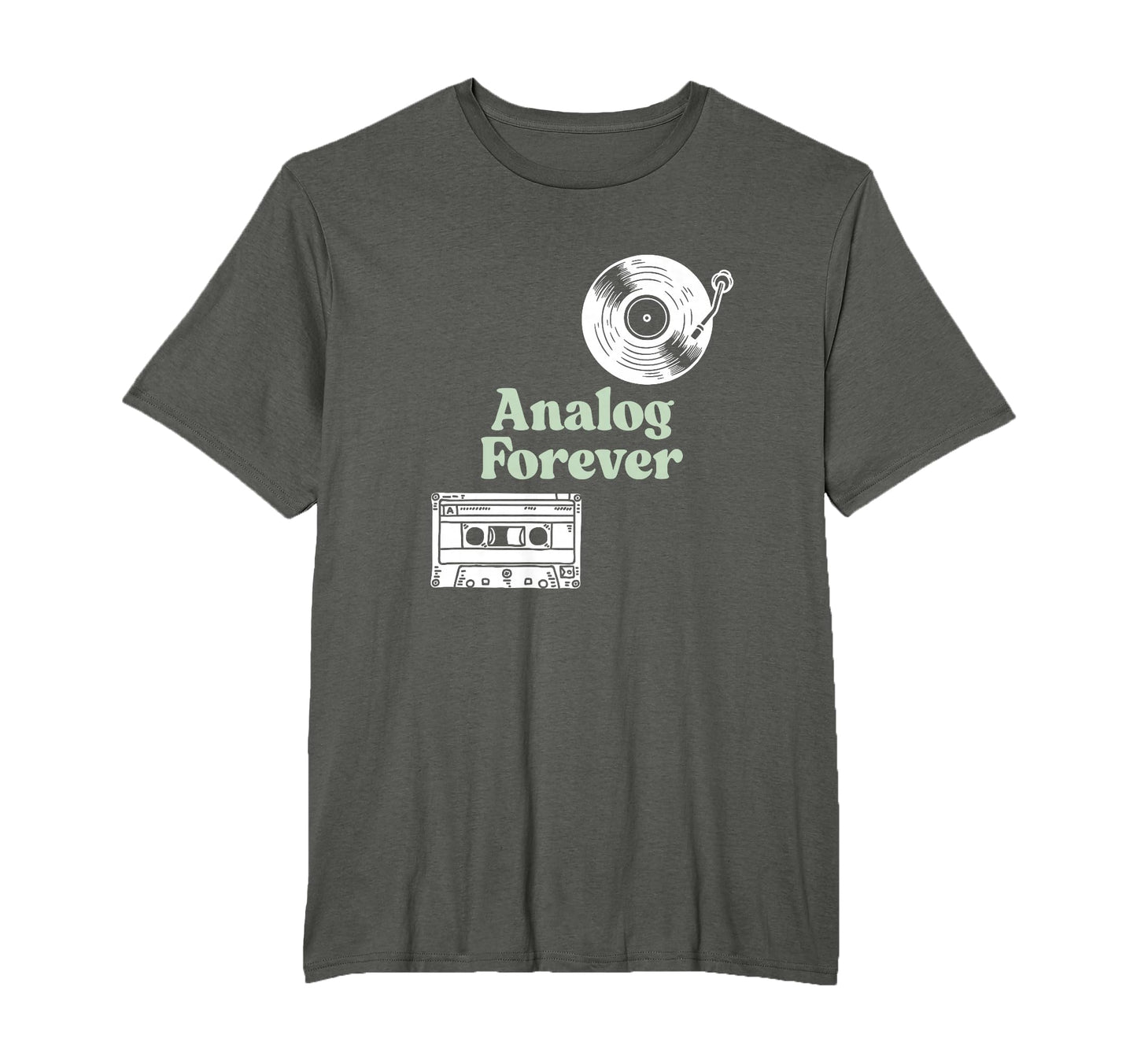 Analog Forever Music Cassette Vinyl Sound T-Shirt - Unique Graphic Unisex - T-Shirt, Sweatshirt, Hoodie