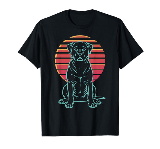 Boerboel Lover Dog Owner Synthwave 80S T-Shirt - Novelty Apparel Unisex - T-Shirt, Sweatshirt, Hoodie