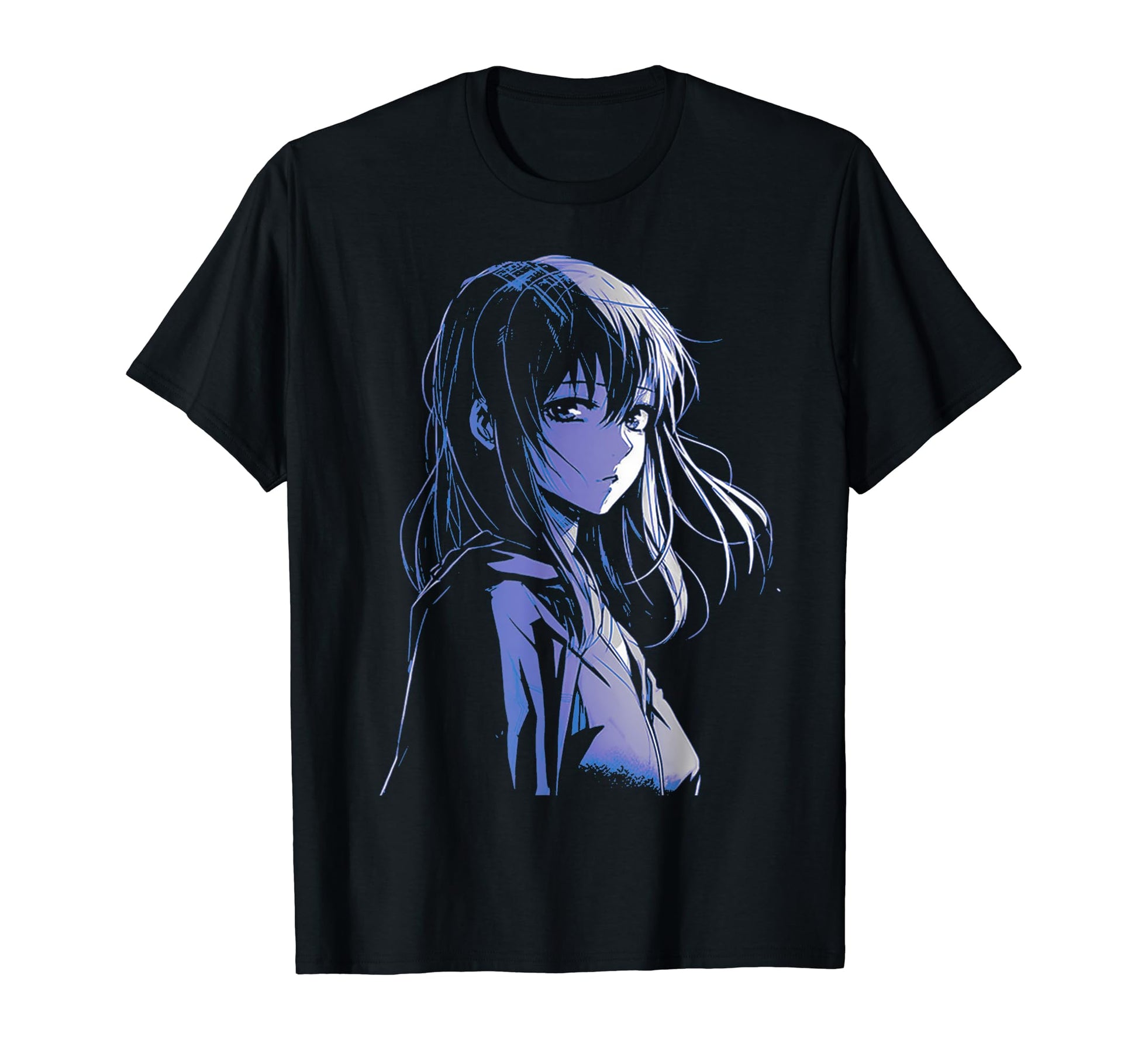 Sad Anime Aesthetic Japanese T-Shirt - Casual Everyday Wear for Adults - T-Shirt, Sweatshirt, Hoodie