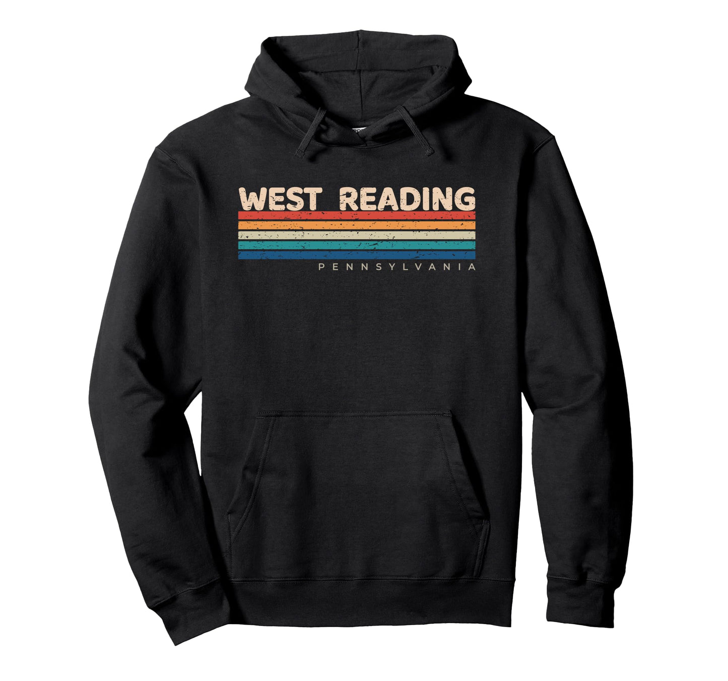 West Reading Pa Pennsylvania Hoodie - Minimalist Print Men Women - T-Shirt, Sweatshirt, Hoodie