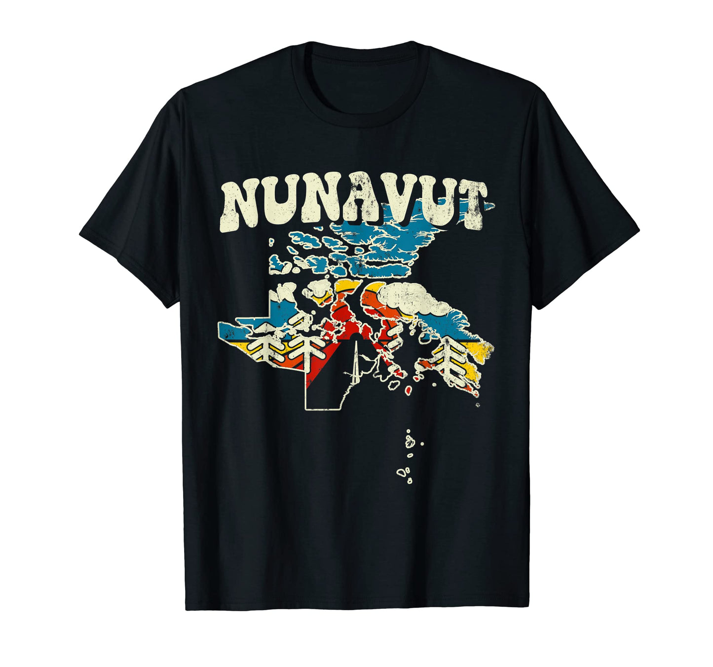 Nunavut Province Rainbow Canada 70S T-Shirt - Streetwear Style Men Women - T-Shirt, Sweatshirt, Hoodie