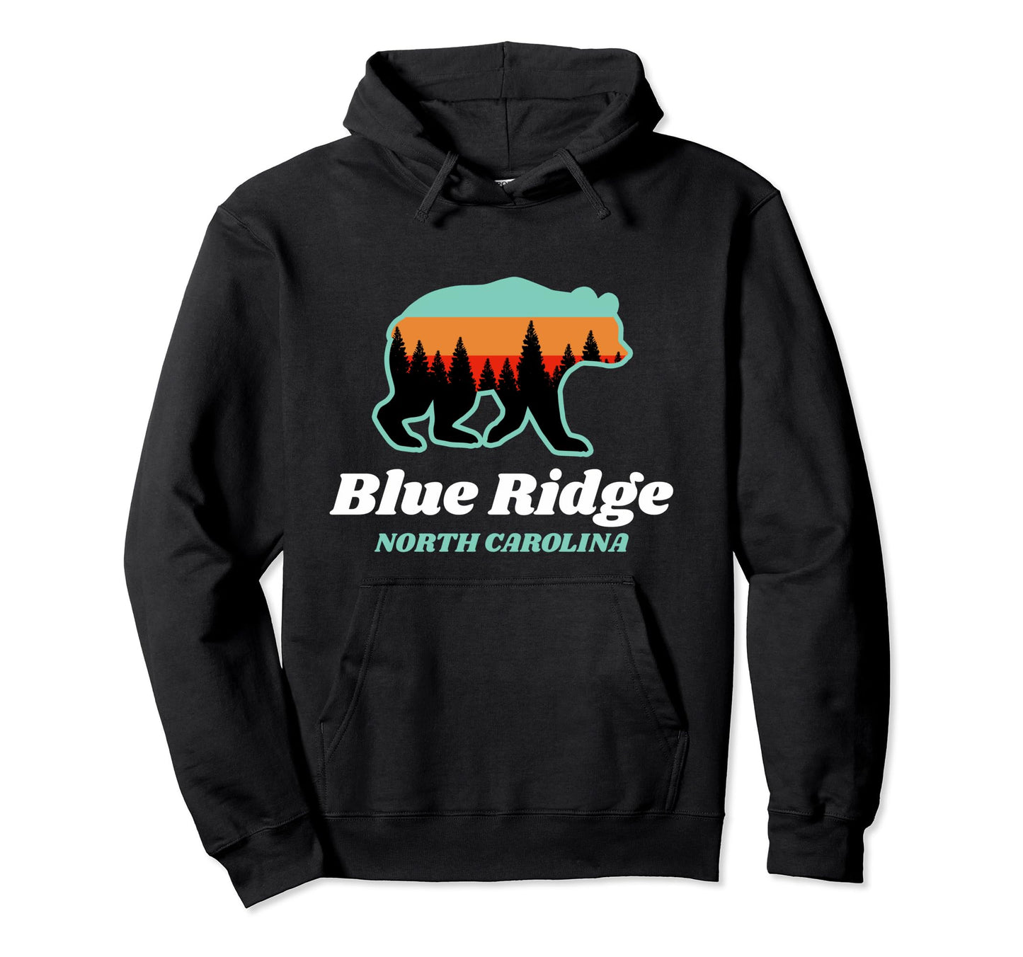Blue Ridge Mountains Forest National Hoodie - Unique Graphic for Adults - T-Shirt, Sweatshirt, Hoodie