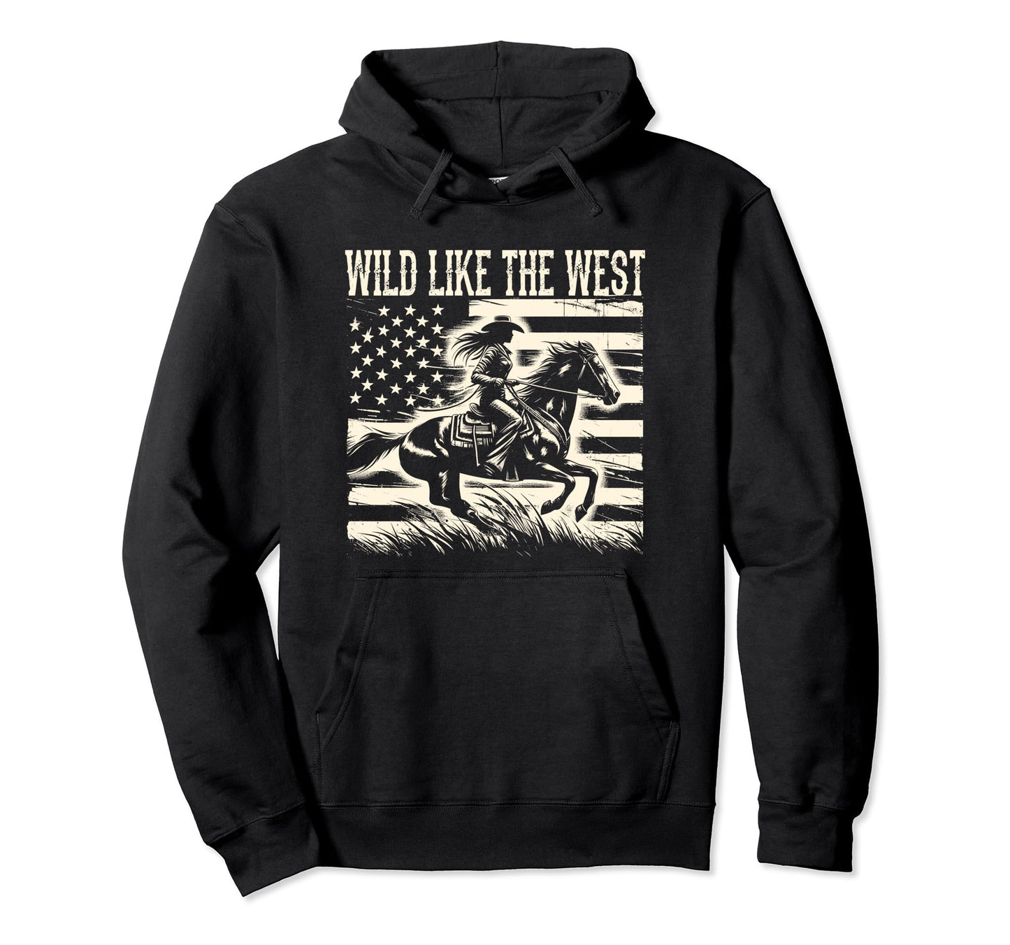 Wild Like West Country Fan Western Hoodie - Trendy Graphic Men Women - T-Shirt, Sweatshirt, Hoodie