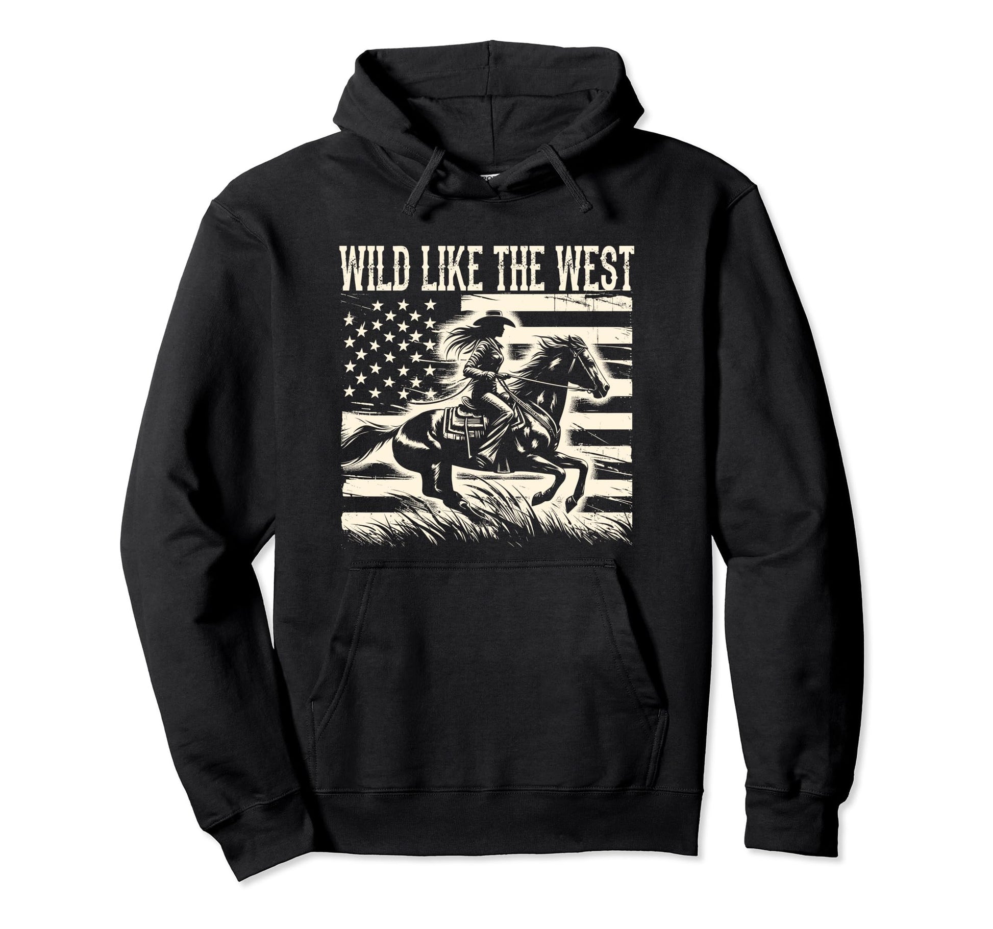 Wild Like West Country Fan Western Hoodie - Trendy Graphic Men Women - T-Shirt, Sweatshirt, Hoodie