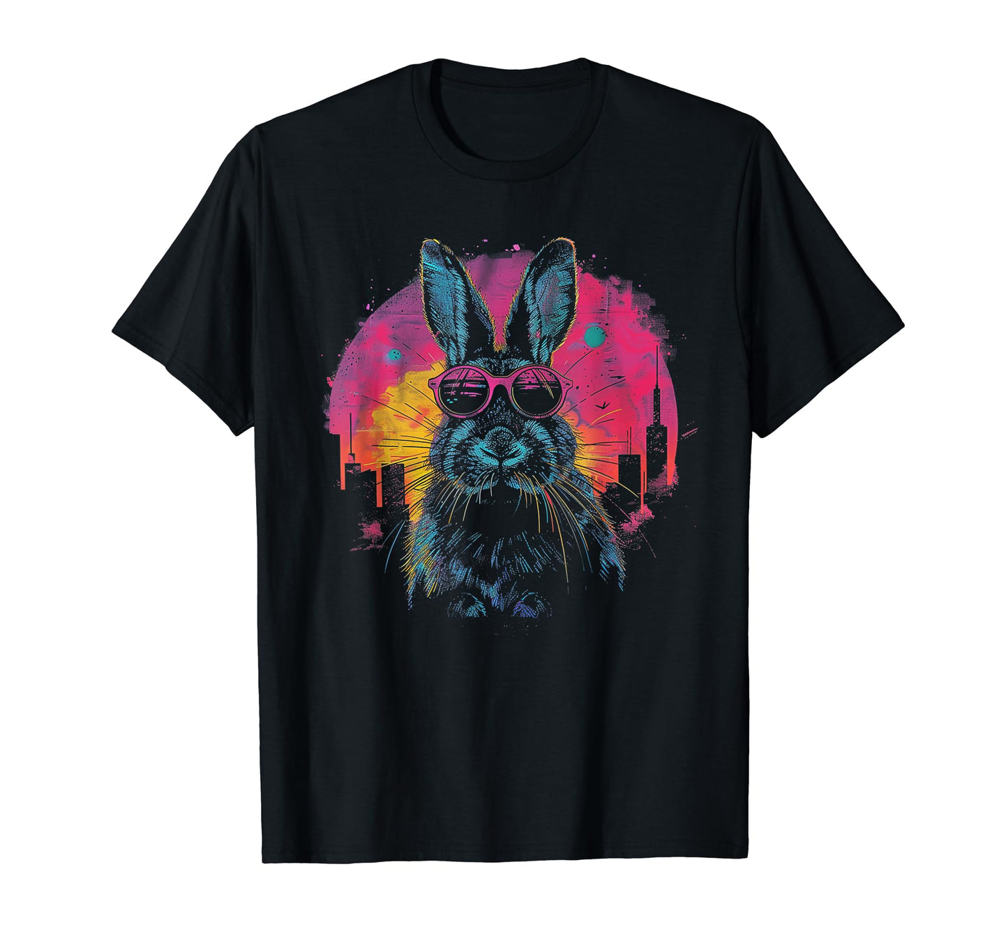 Rabbit Bunny Vaporwave Aesthetic T-Shirt - Streetwear Style Men Women - T-Shirt, Sweatshirt, Hoodie