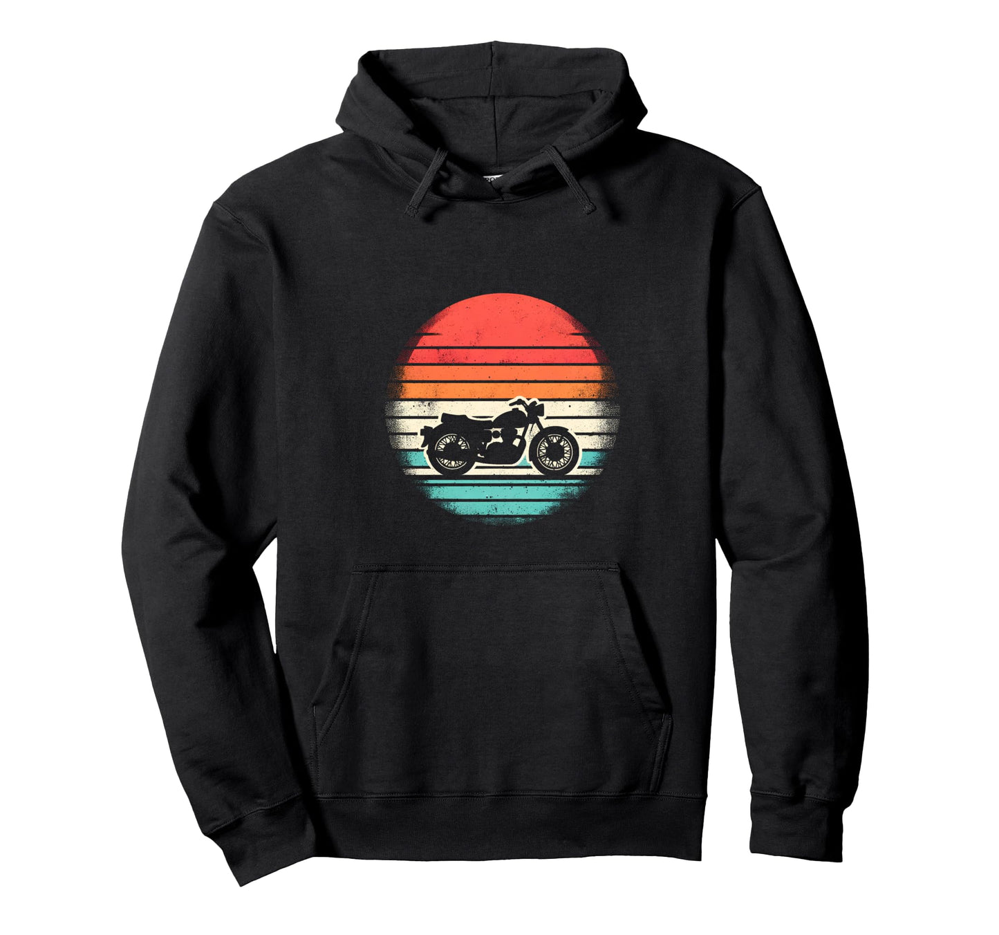Motorcycle Sunset Hoodie - Unique Graphic for Adults - T-Shirt, Sweatshirt, Hoodie