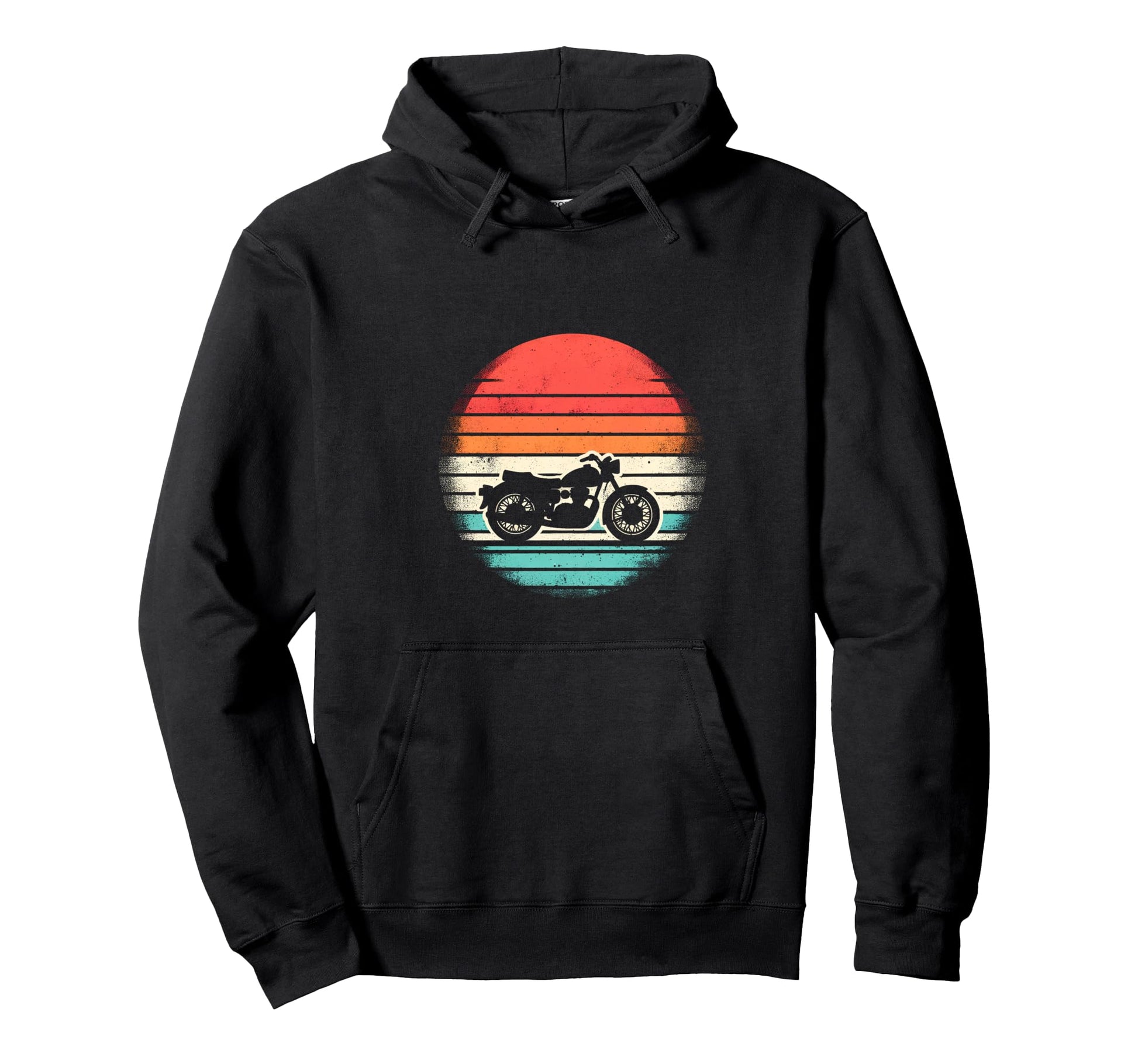 Motorcycle Sunset Hoodie - Unique Graphic for Adults - T-Shirt, Sweatshirt, Hoodie