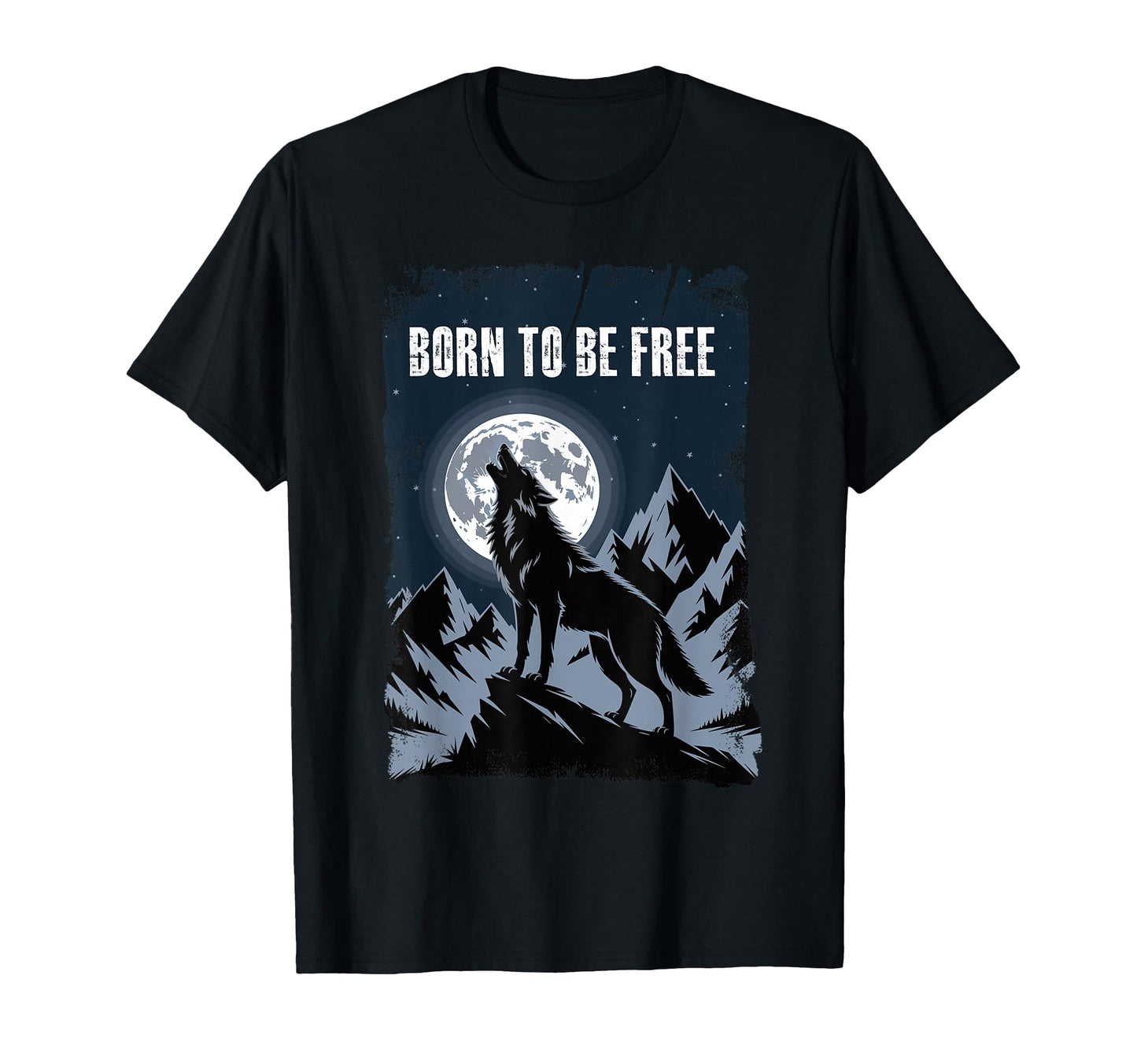 Born To Be Free Freedom Typography T-Shirt - Trendy Graphic Unisex - T-Shirt, Sweatshirt, Hoodie