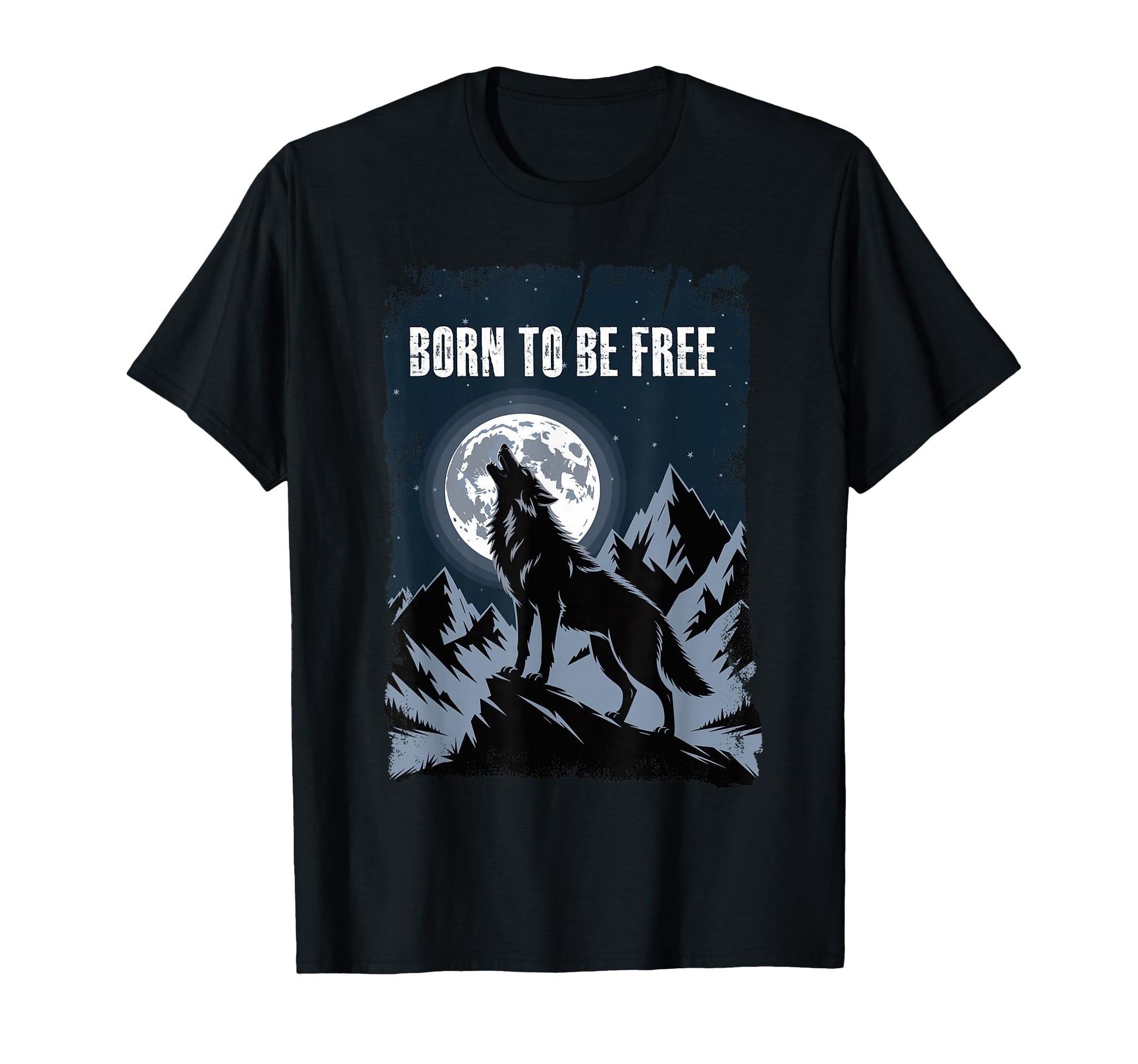 Born To Be Free Freedom Typography T-Shirt - Trendy Graphic Unisex - T-Shirt, Sweatshirt, Hoodie