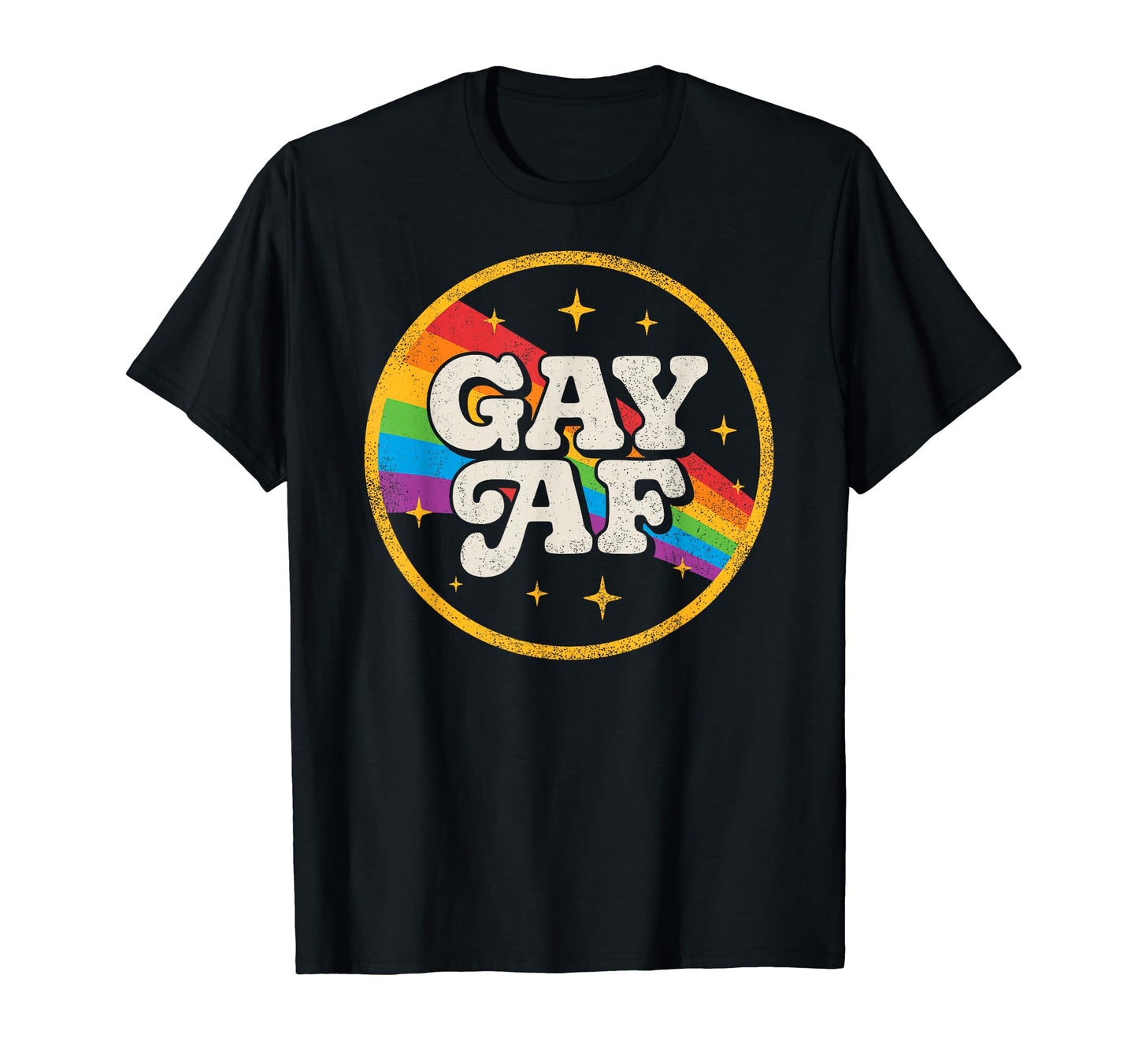 Lgbtq Gay Af Pride Lgbt Ally T-Shirt - Fun Novelty Design for Adults - T-Shirt, Sweatshirt, Hoodie