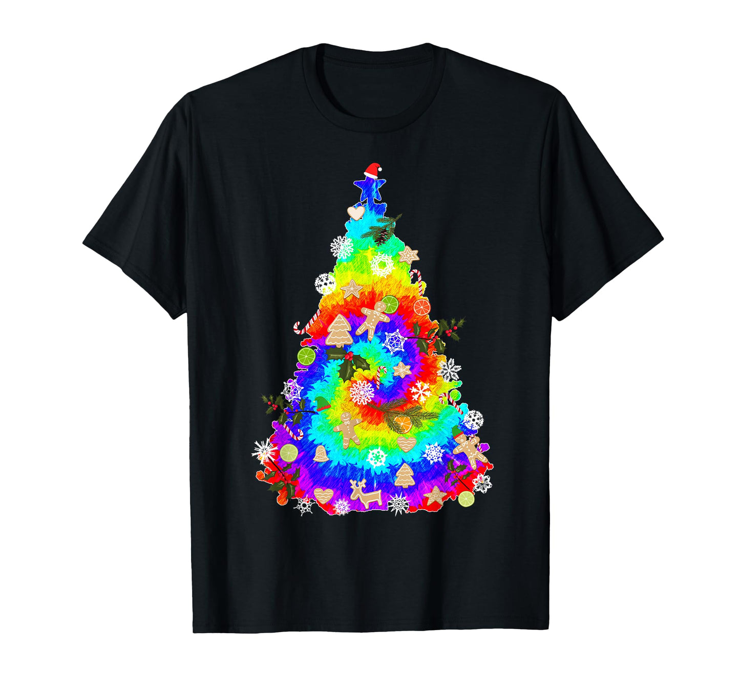 Tie Dye 60S Funny Rainbow Tree T-Shirt - Graphic Print Men Women - T-Shirt, Sweatshirt, Hoodie