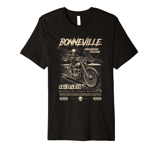 Bonneville Salt Flats Motorcycle T-Shirt - Casual Everyday Wear for Adults - T-Shirt, Sweatshirt, Hoodie
