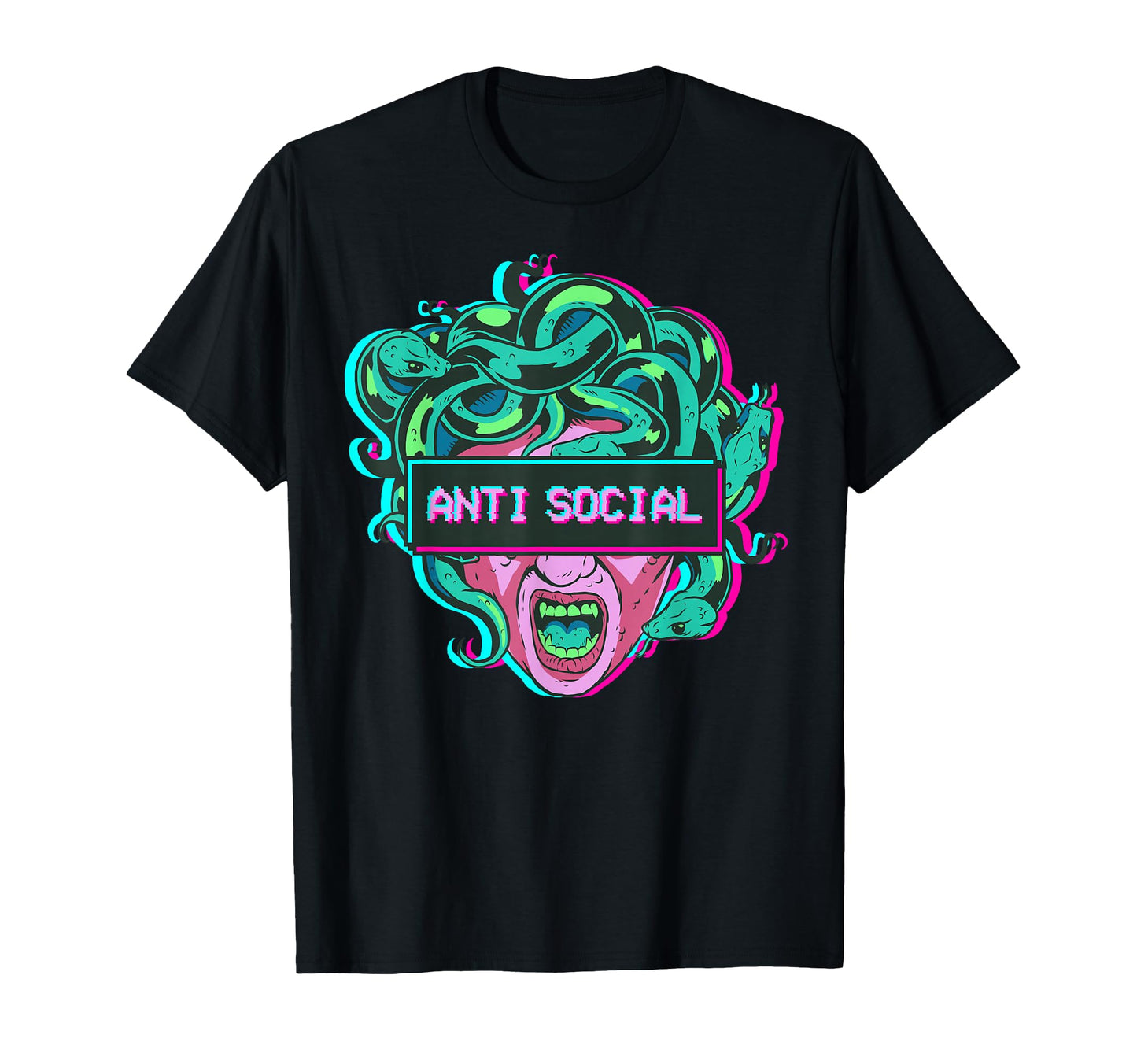 Aesthetic Medusa Snake Head T-Shirt - Novelty Apparel for Adults - T-Shirt, Sweatshirt, Hoodie