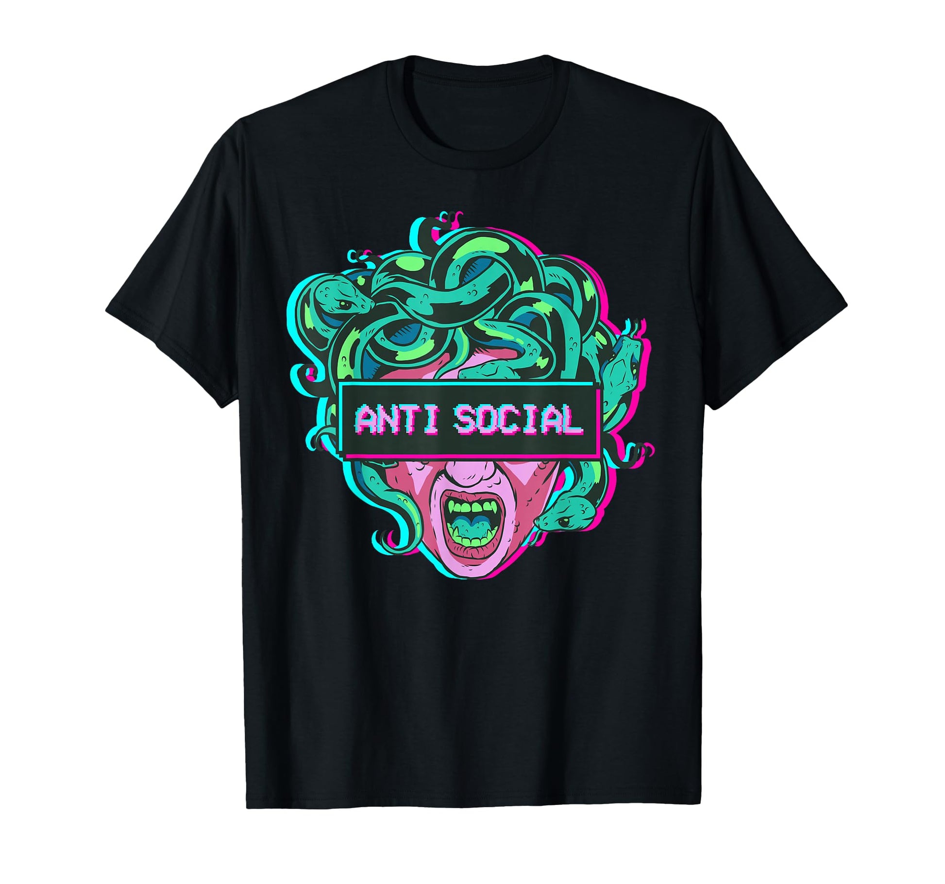 Aesthetic Medusa Snake Head T-Shirt - Novelty Apparel for Adults - T-Shirt, Sweatshirt, Hoodie