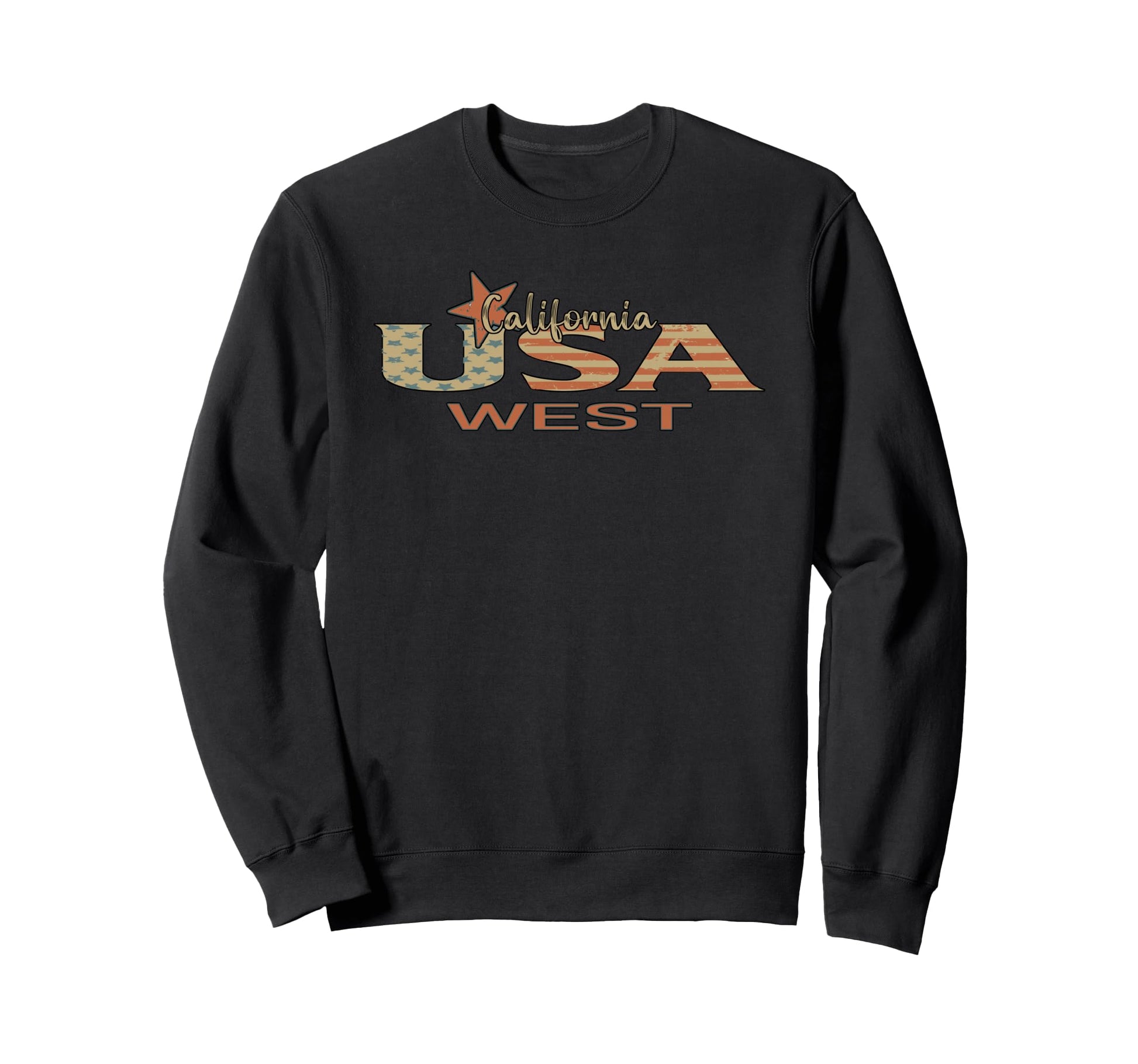 California Usa West Souvenir Sweatshirt - Unique Graphic for Adults - T-Shirt, Sweatshirt, Hoodie