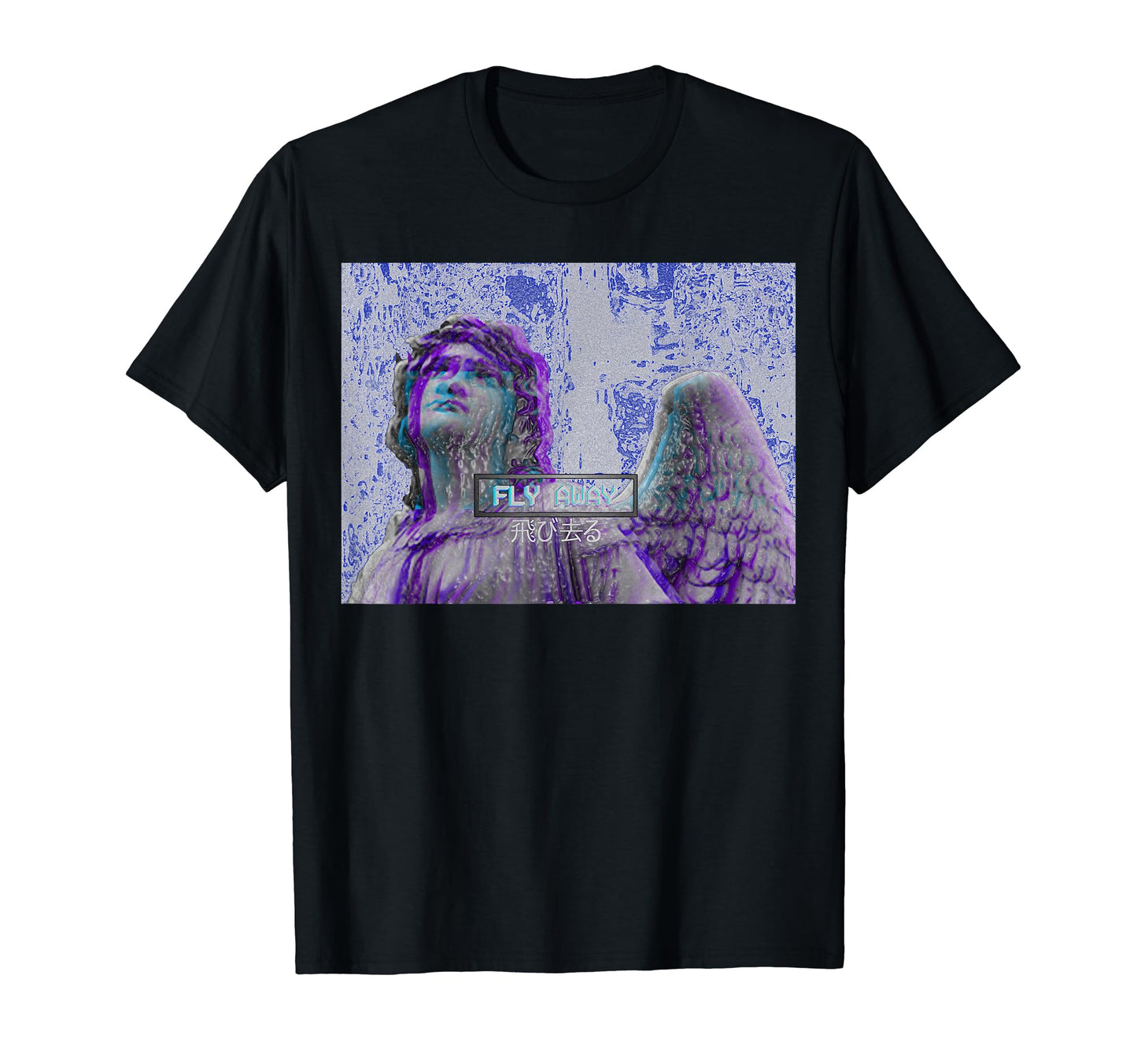 Fly Away Aesthetic Vaporwave Anime T-Shirt - Aesthetic Graphic Unisex - T-Shirt, Sweatshirt, Hoodie