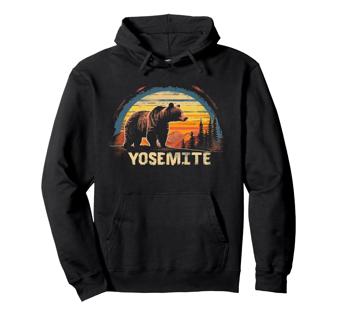 Yosemite Us National Park Hoodie - Trendy Graphic Unisex - T-Shirt, Sweatshirt, Hoodie