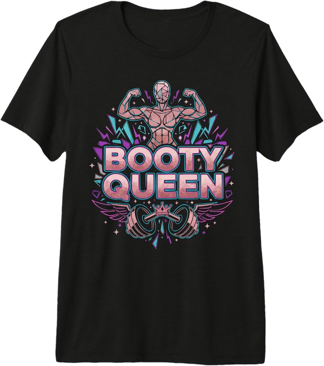 Booty Gains Bodybuilding Gym Mom Wear Apparel - Adult & Kids T-Shirts, Sweatshirts & Hoodies apparel design preview 1