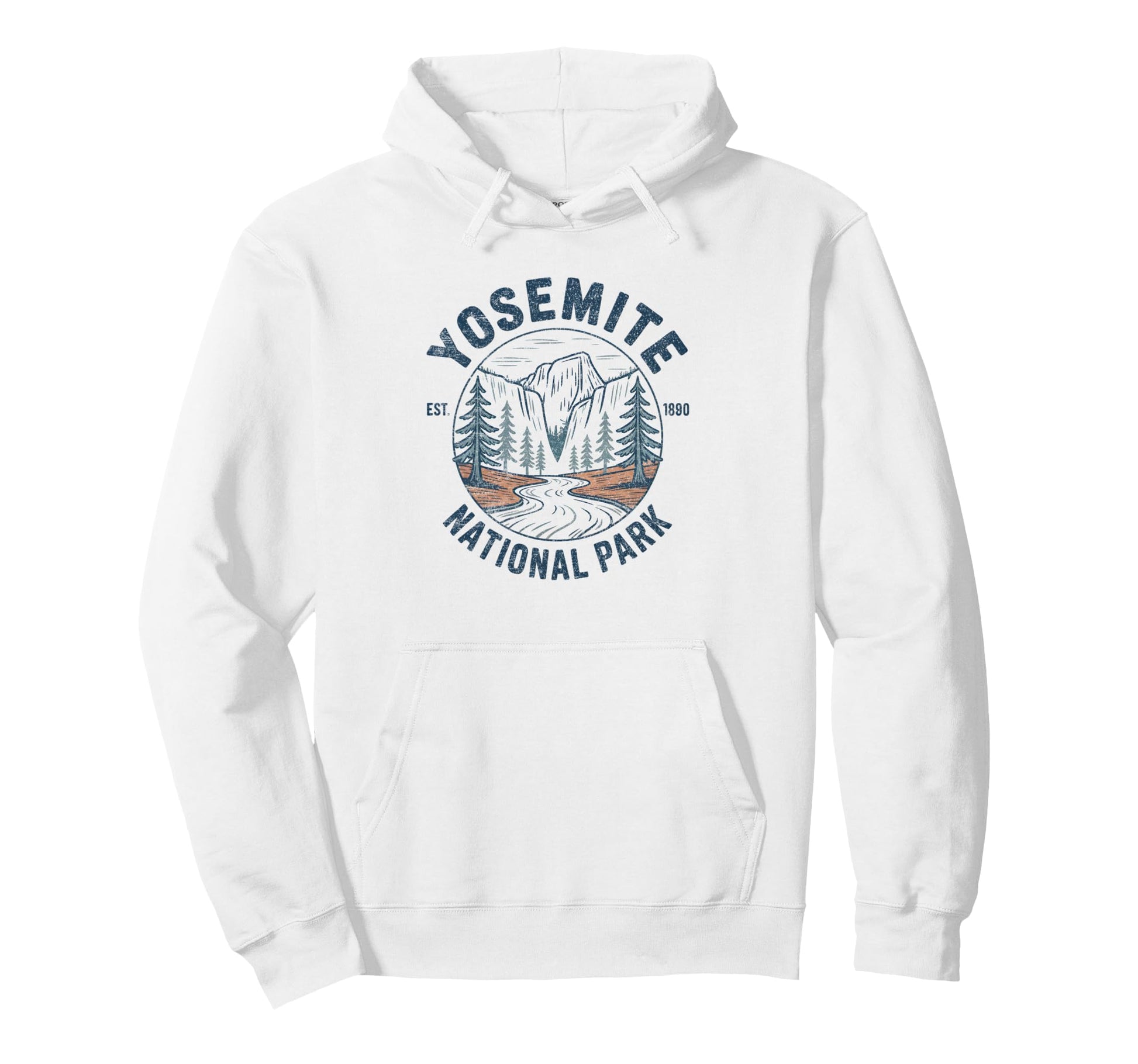 Yosemite National Park Usa Hiking Hoodie - Novelty Apparel Men Women - T-Shirt, Sweatshirt, Hoodie