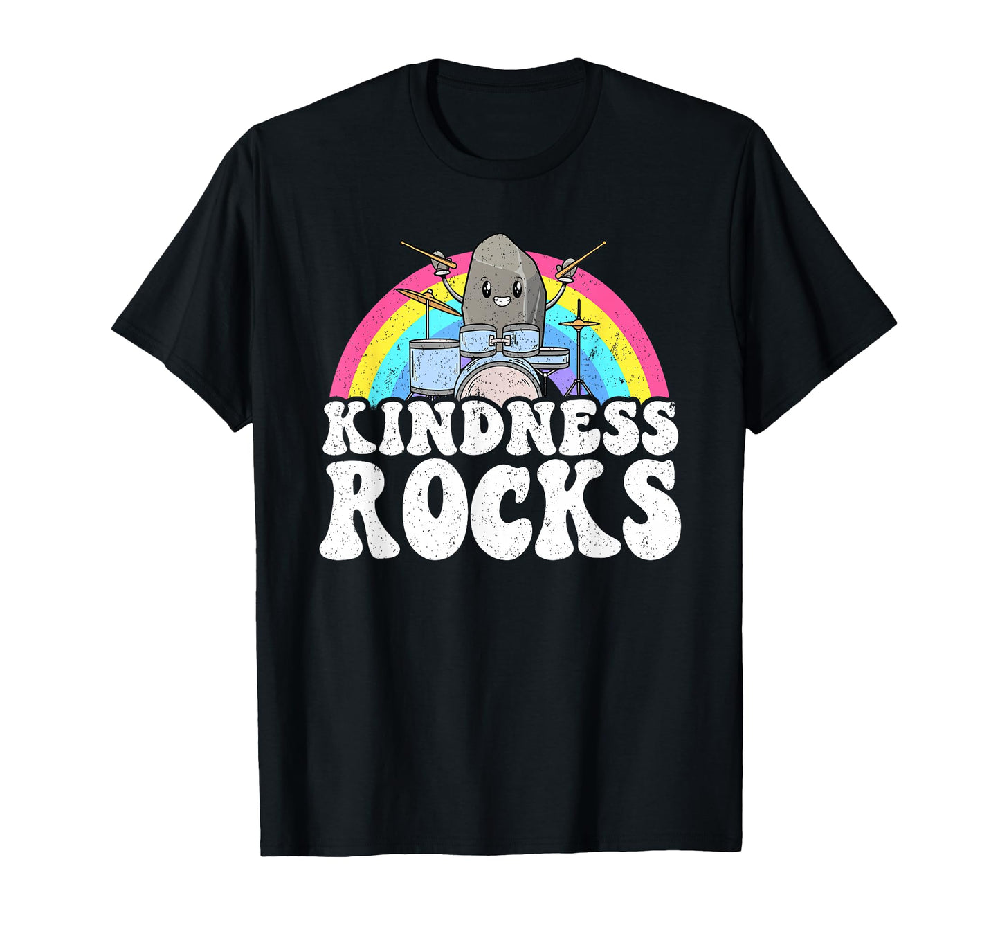 Anti Bullying Rainbow Music Teacher T-Shirt - Graphic Print for Adults - T-Shirt, Sweatshirt, Hoodie