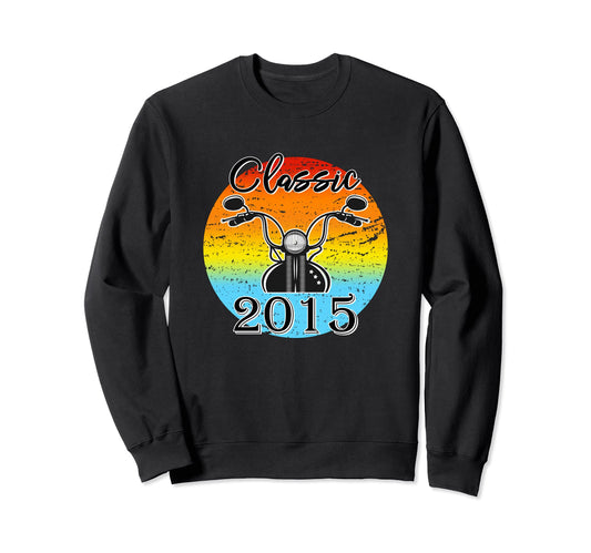 2015 Motorcycle Lover Sunset Biker Sweatshirt - Unique Graphic Unisex - T-Shirt, Sweatshirt, Hoodie