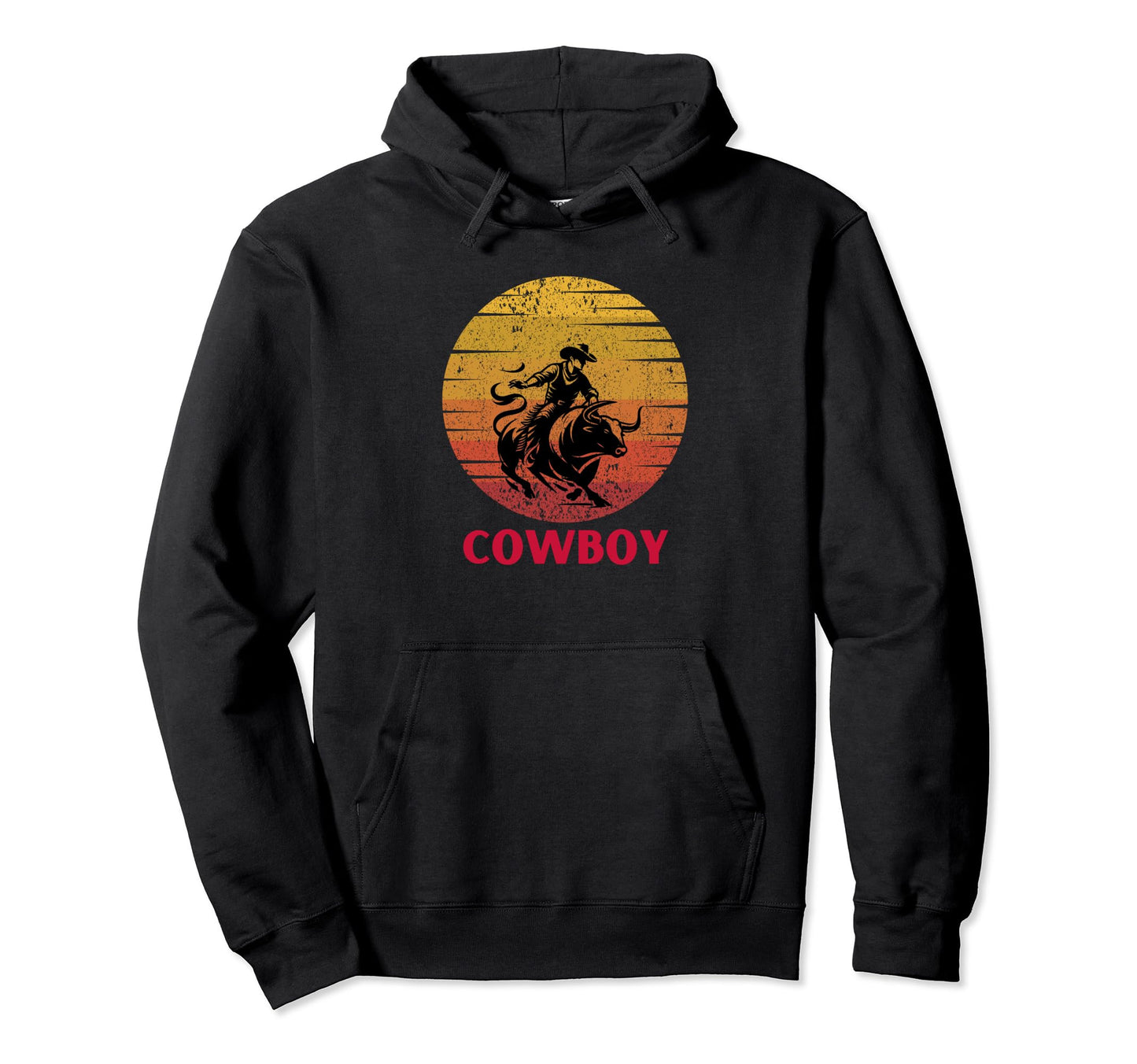 Cowboy Western Country Mens Hoodie - Casual Everyday Wear Men Women - T-Shirt, Sweatshirt, Hoodie