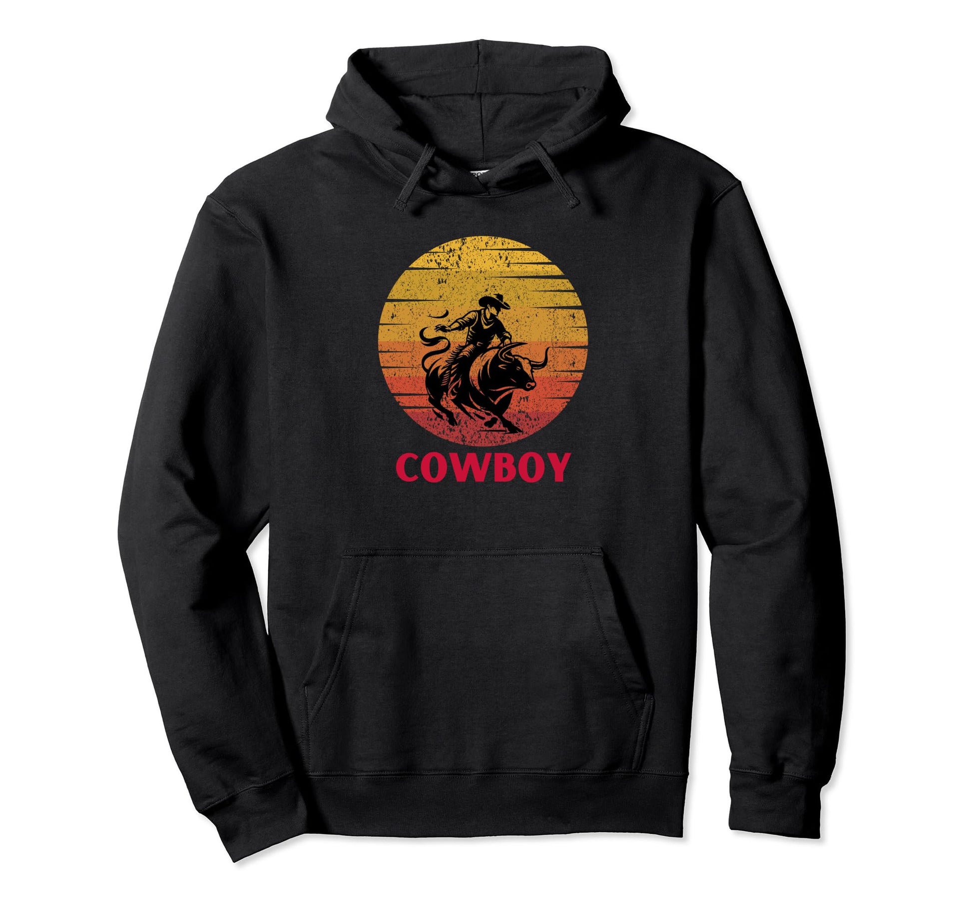 Cowboy Western Country Mens Hoodie - Casual Everyday Wear Men Women - T-Shirt, Sweatshirt, Hoodie
