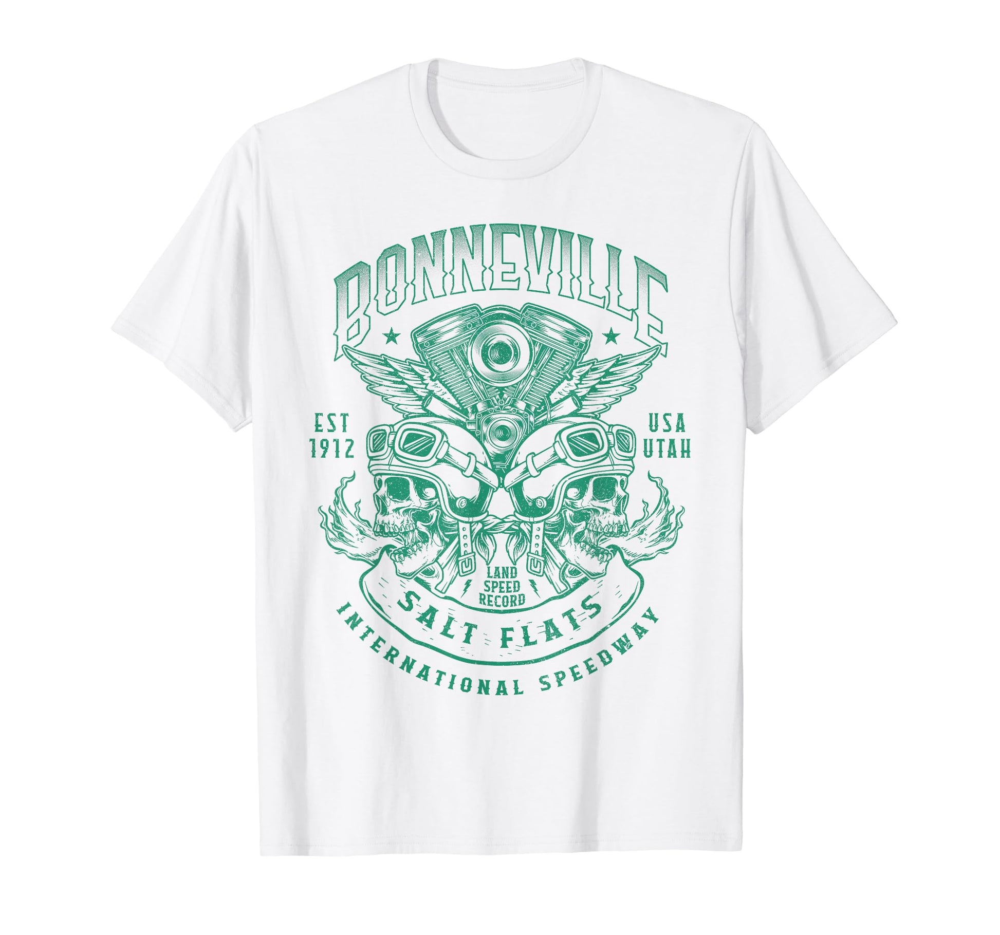 Bonneville Salt Flats Motorcycle T-Shirt - Casual Everyday Wear Men Women - T-Shirt, Sweatshirt, Hoodie