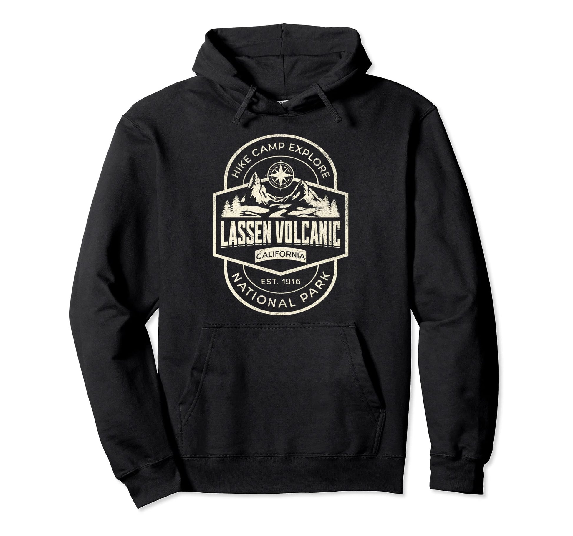 Lassen Volcanic National Park T-Shirt - Novelty Apparel for Adults - T-Shirt, Sweatshirt, Hoodie