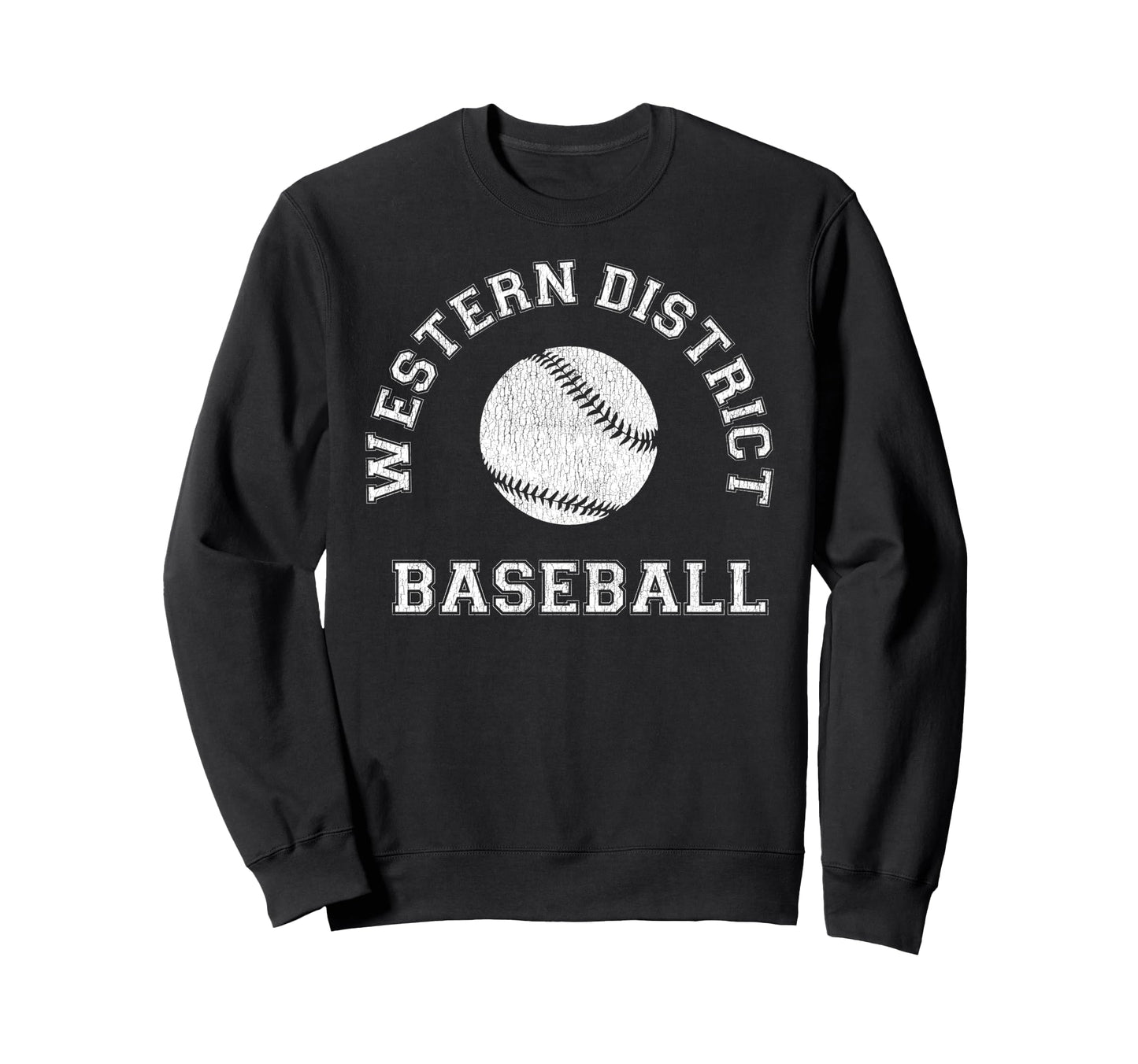 Western District Baseball Sweatshirt - Aesthetic Graphic Men Women - T-Shirt, Sweatshirt, Hoodie