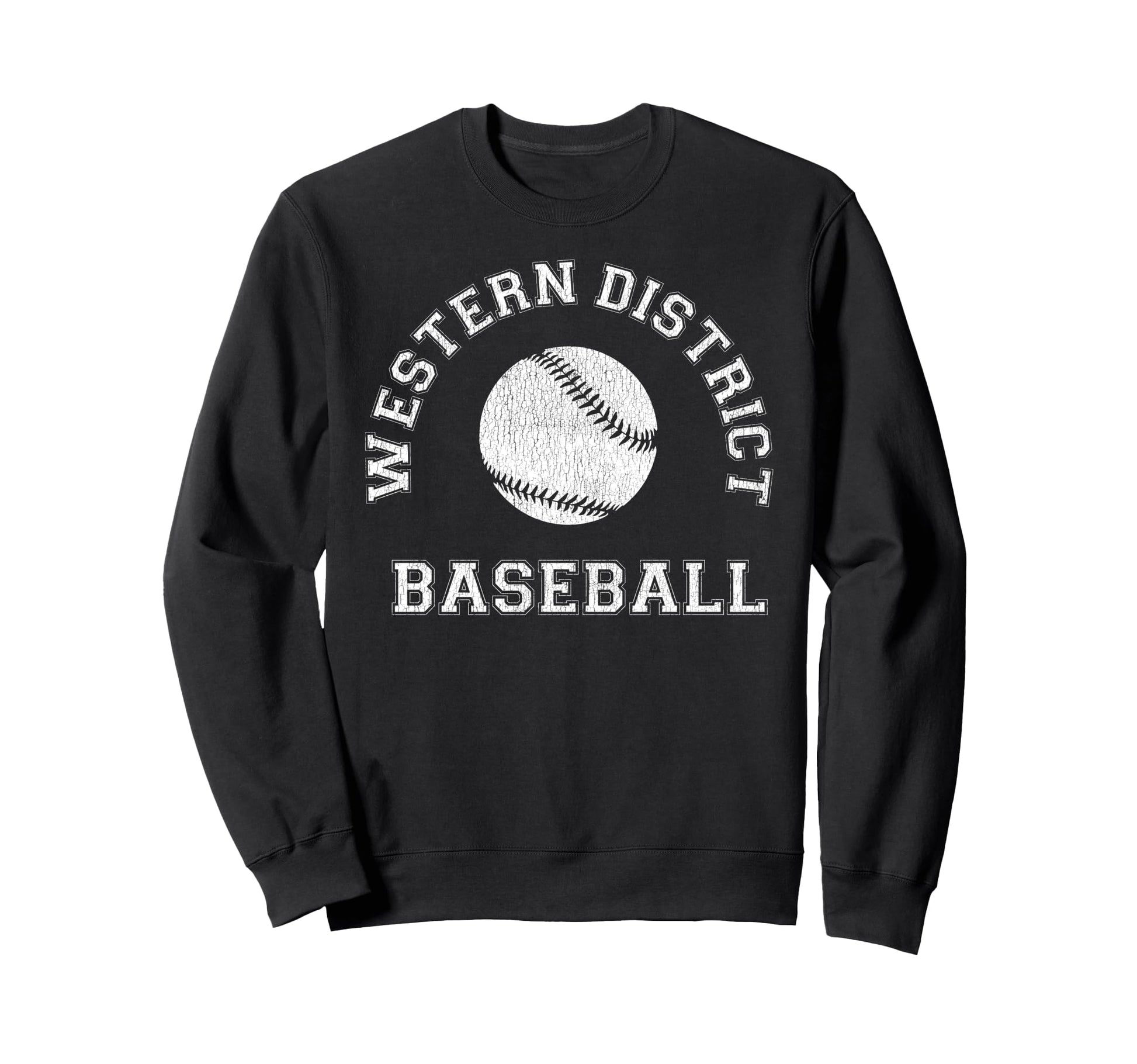 Western District Baseball Sweatshirt - Aesthetic Graphic Men Women - T-Shirt, Sweatshirt, Hoodie