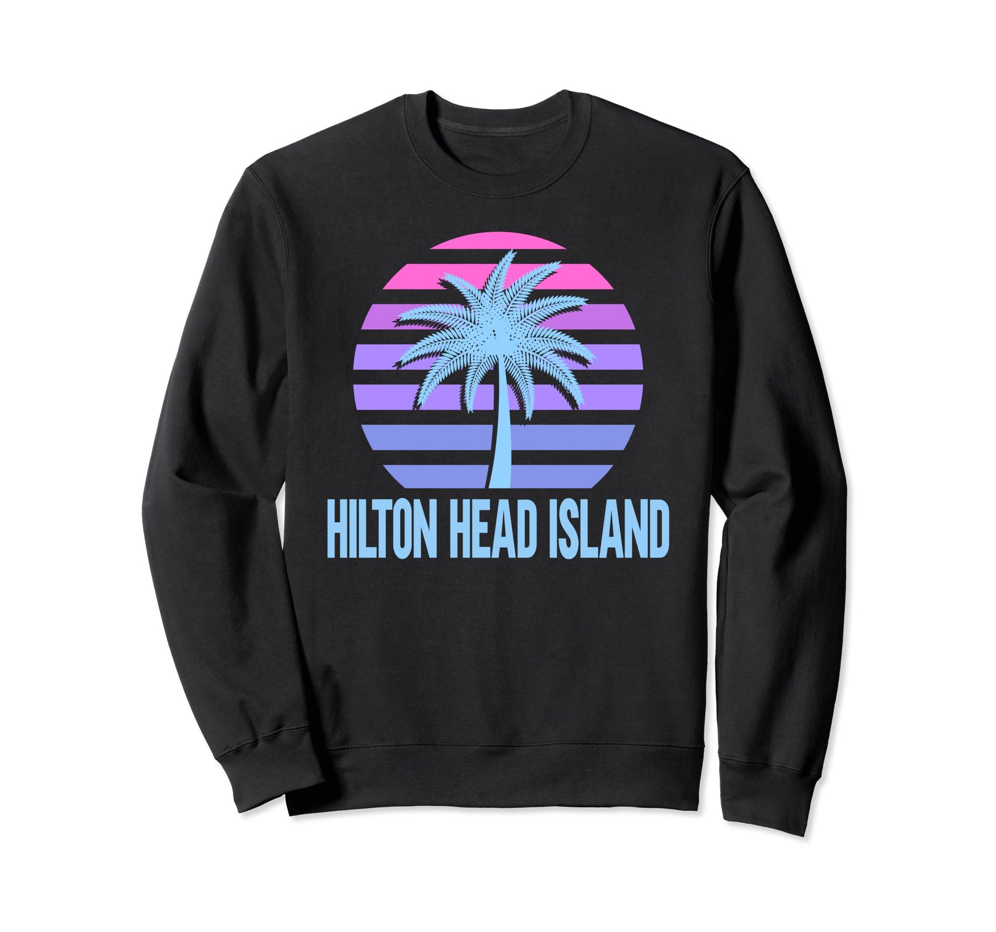 Hilton Head Island Vacation Sweatshirt - Minimalist Print for Adults - T-Shirt, Sweatshirt, Hoodie