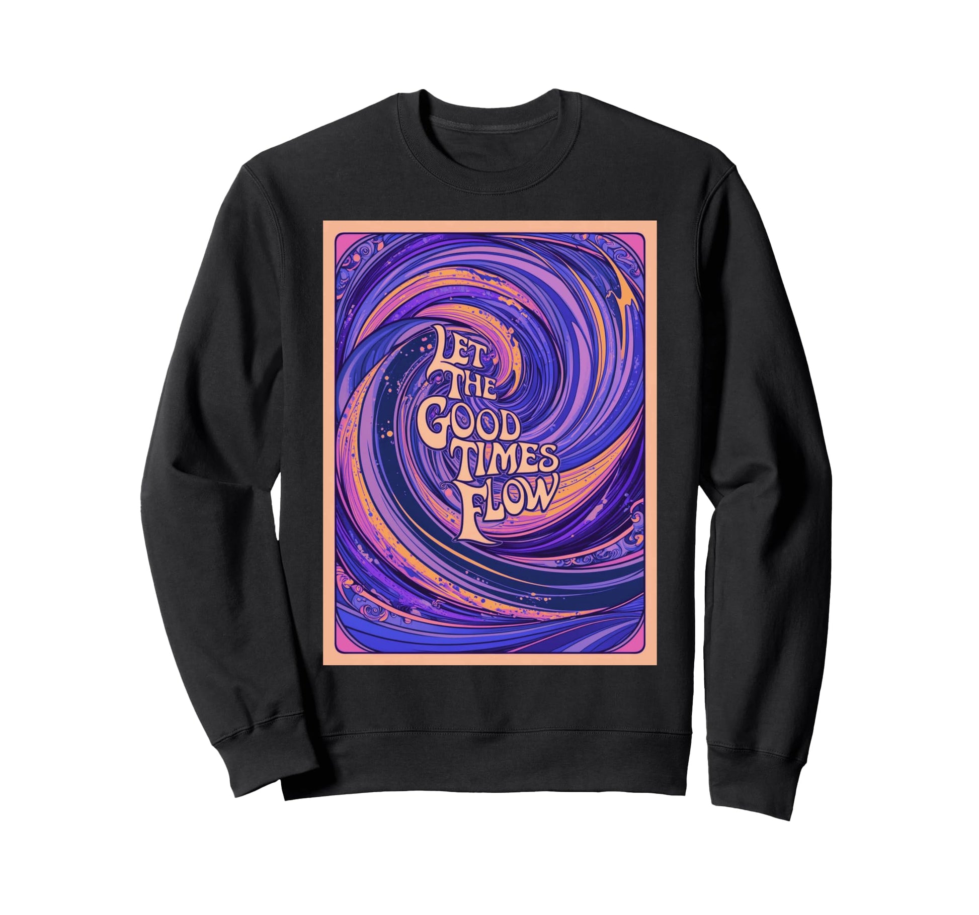 Psychedelic Vaporwave Aesthetic 80S 90S Sweatshirt - Graphic Print Unisex - T-Shirt, Sweatshirt, Hoodie