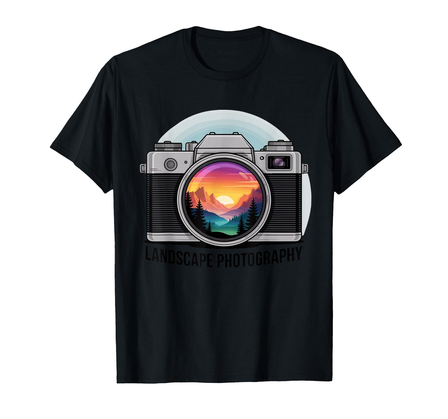 Capture Sunset Mountain Scene T-Shirt - Aesthetic Graphic Unisex - T-Shirt, Sweatshirt, Hoodie