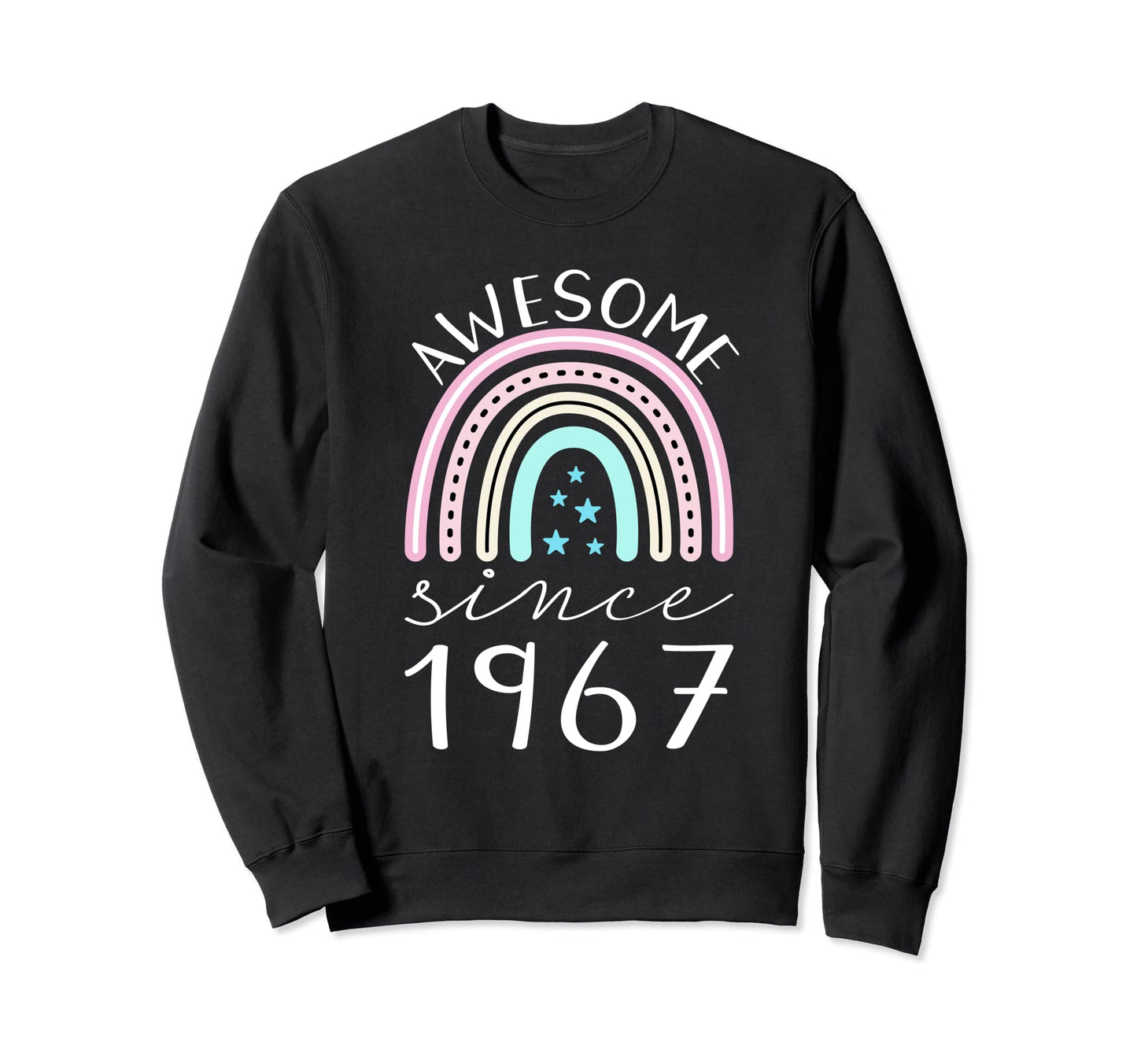 Awesome Since 1967 55Th Birthday Sweatshirt - Aesthetic Graphic Men Women - T-Shirt, Sweatshirt, Hoodie