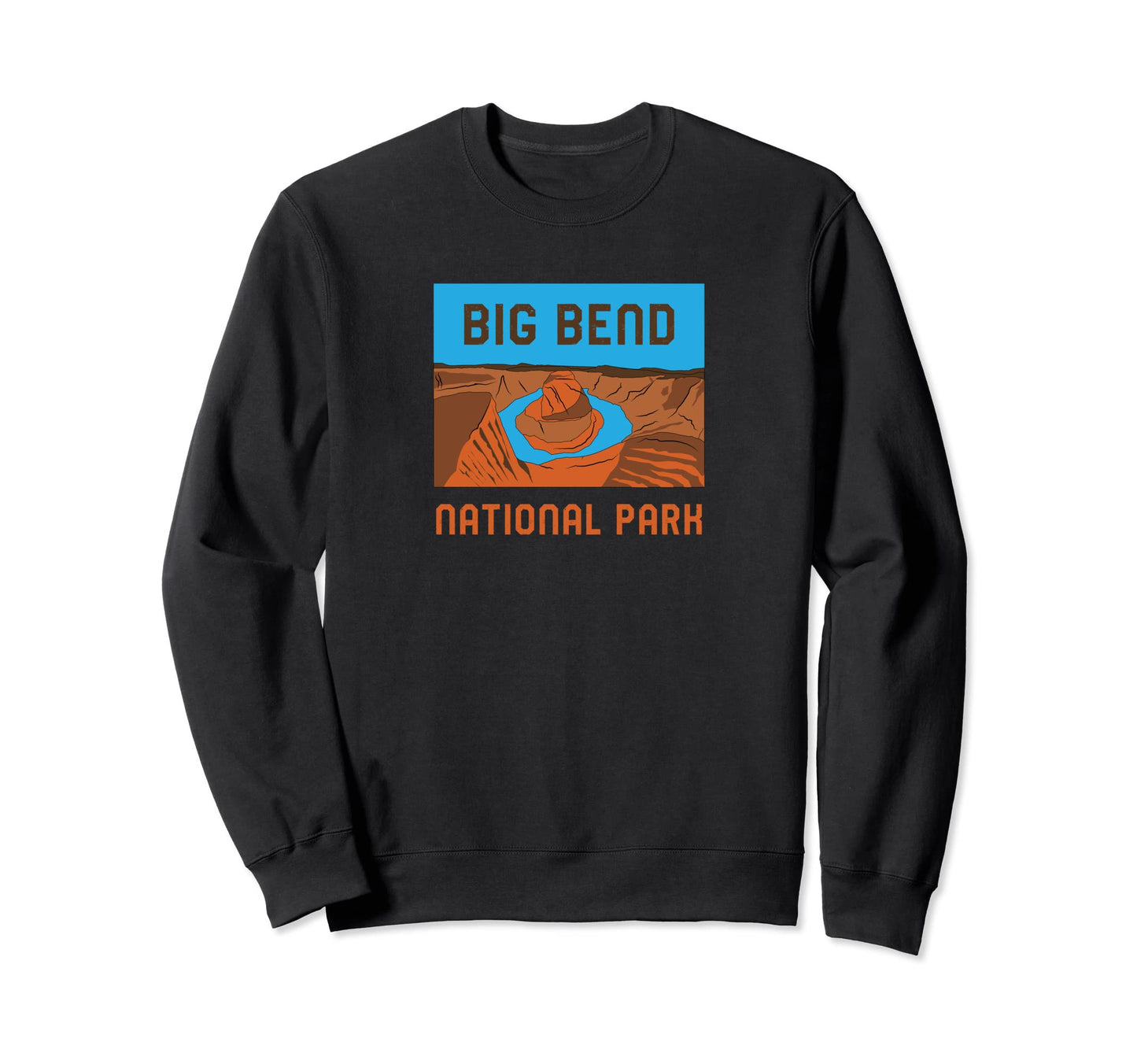 Big Bend National Park Texas Minimalist Sweatshirt - Graphic Print Unisex - T-Shirt, Sweatshirt, Hoodie