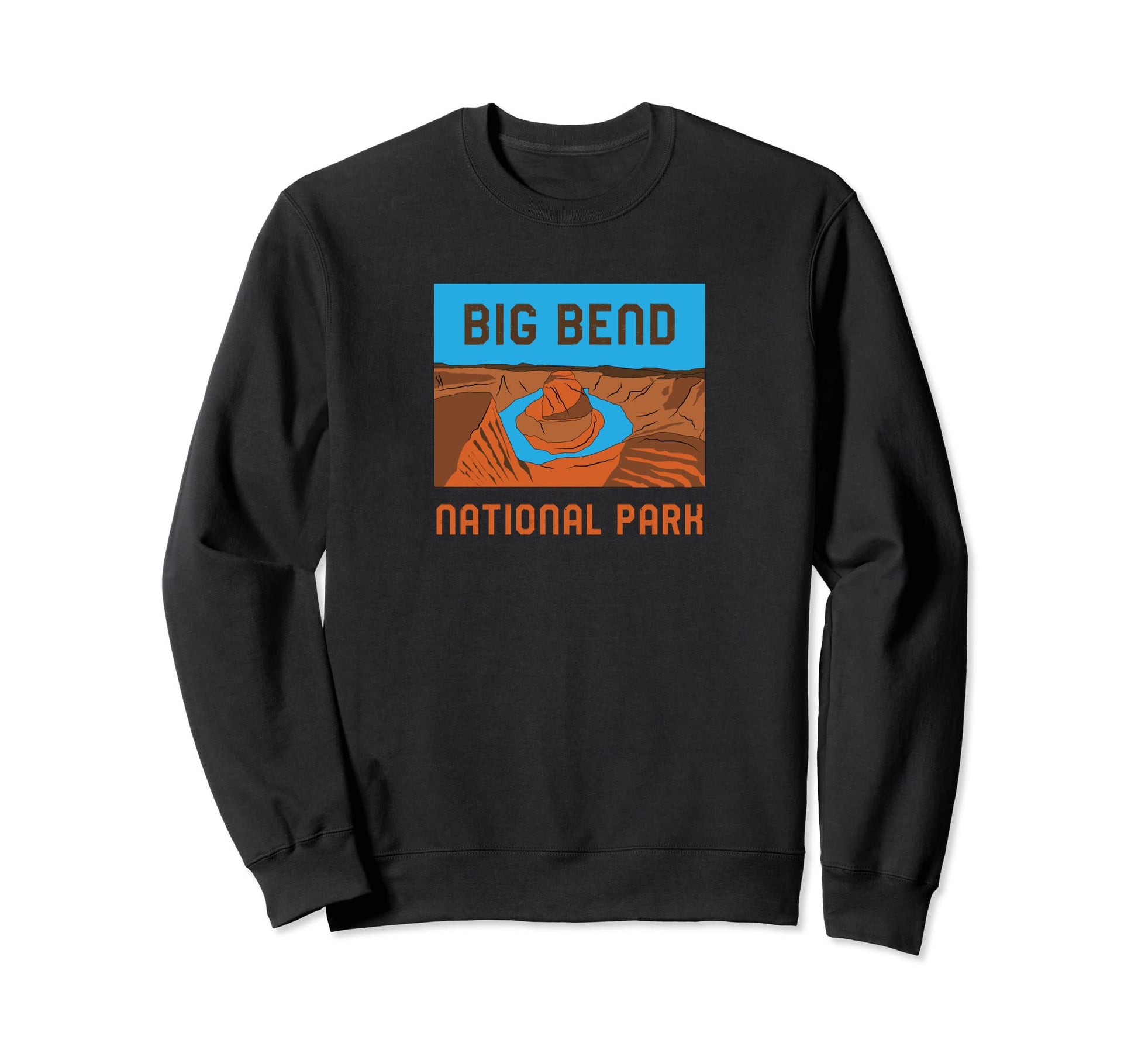 Big Bend National Park Texas Minimalist Sweatshirt - Graphic Print Unisex - T-Shirt, Sweatshirt, Hoodie