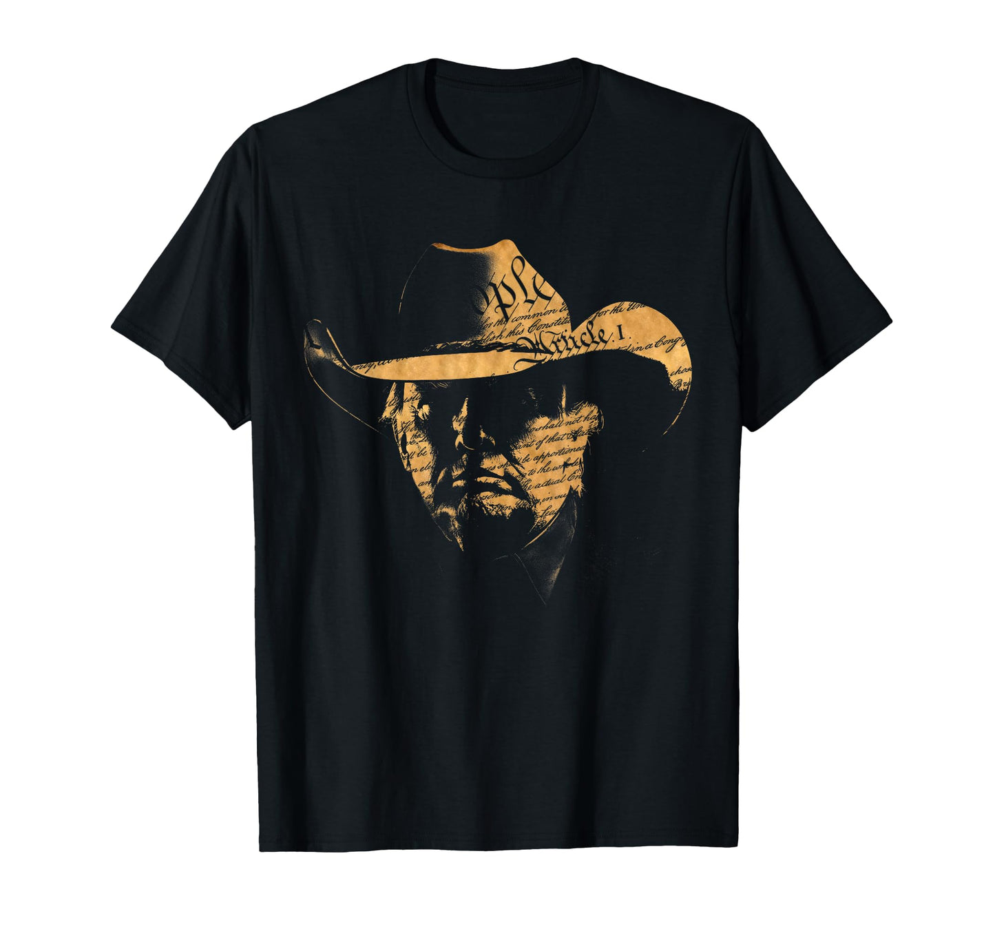 President Cowboy Constitution We People T-Shirt - Graphic Print Unisex - T-Shirt, Sweatshirt, Hoodie