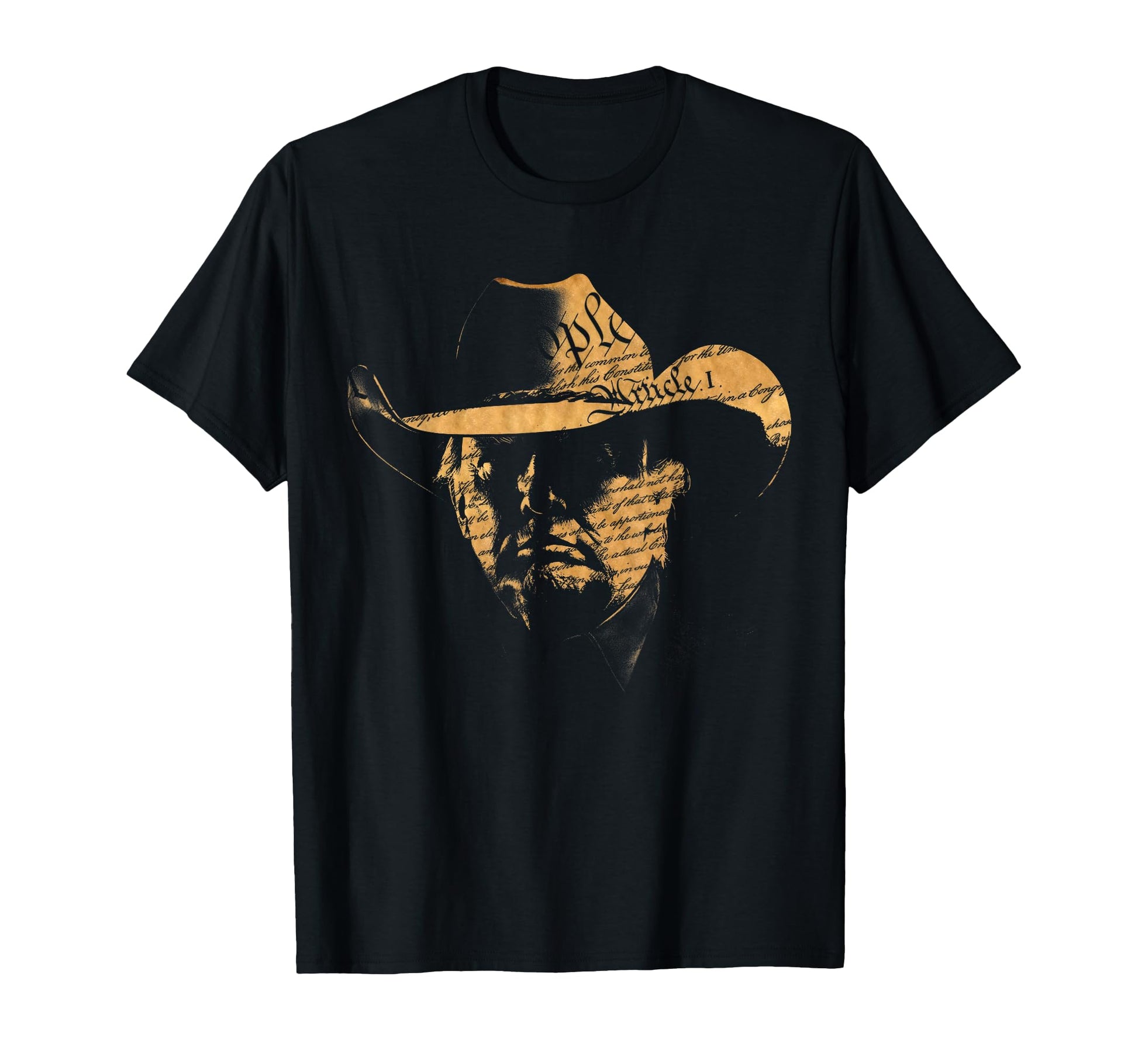 President Cowboy Constitution We People T-Shirt - Graphic Print Unisex - T-Shirt, Sweatshirt, Hoodie
