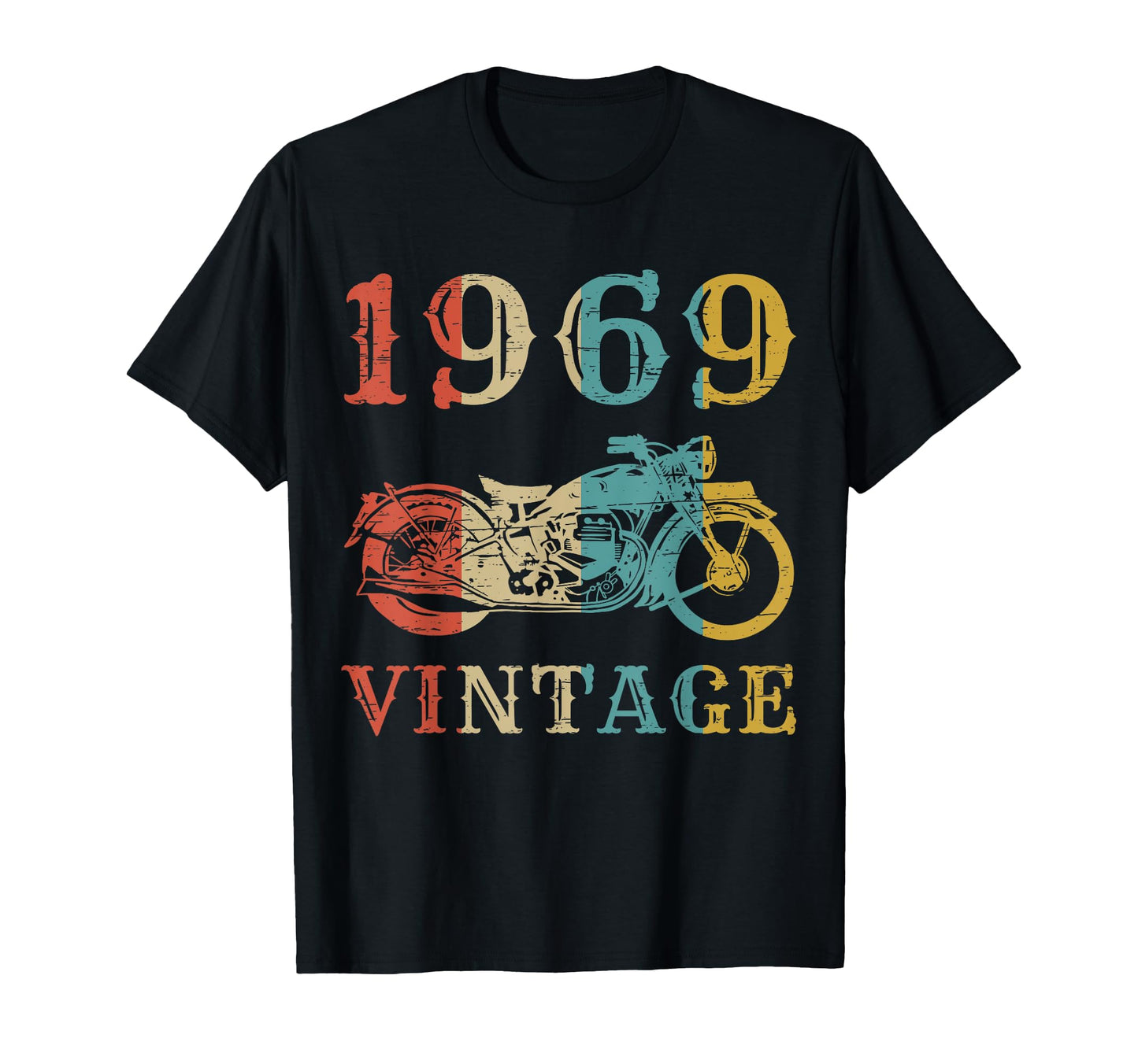 53 Birthday Motorcycle Motorcycle T-Shirt - Fun Novelty Design Men Women - T-Shirt, Sweatshirt, Hoodie