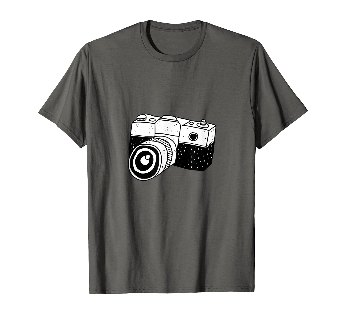 Analog Camera Illustration T-Shirt - Casual Everyday Wear for Adults - T-Shirt, Sweatshirt, Hoodie