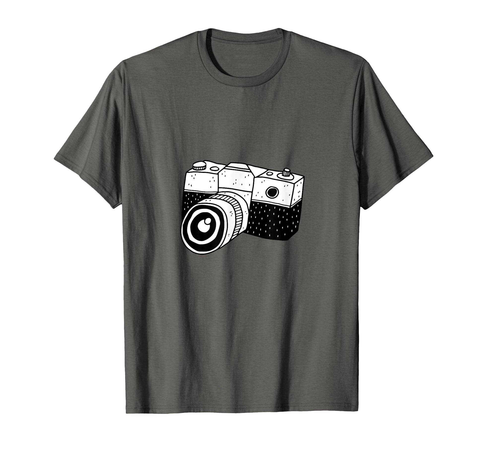 Analog Camera Illustration T-Shirt - Casual Everyday Wear for Adults - T-Shirt, Sweatshirt, Hoodie